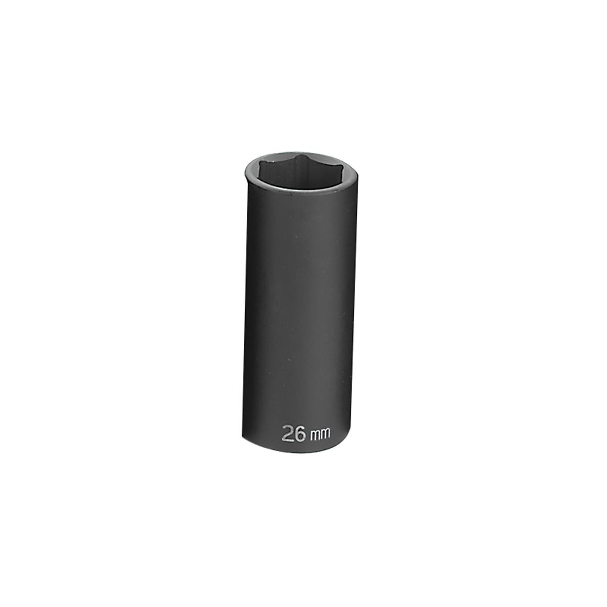 Grey Pneumatic 26mm Impact Socket - 1/2in. Drive, 6-Point, Deep, Model ...