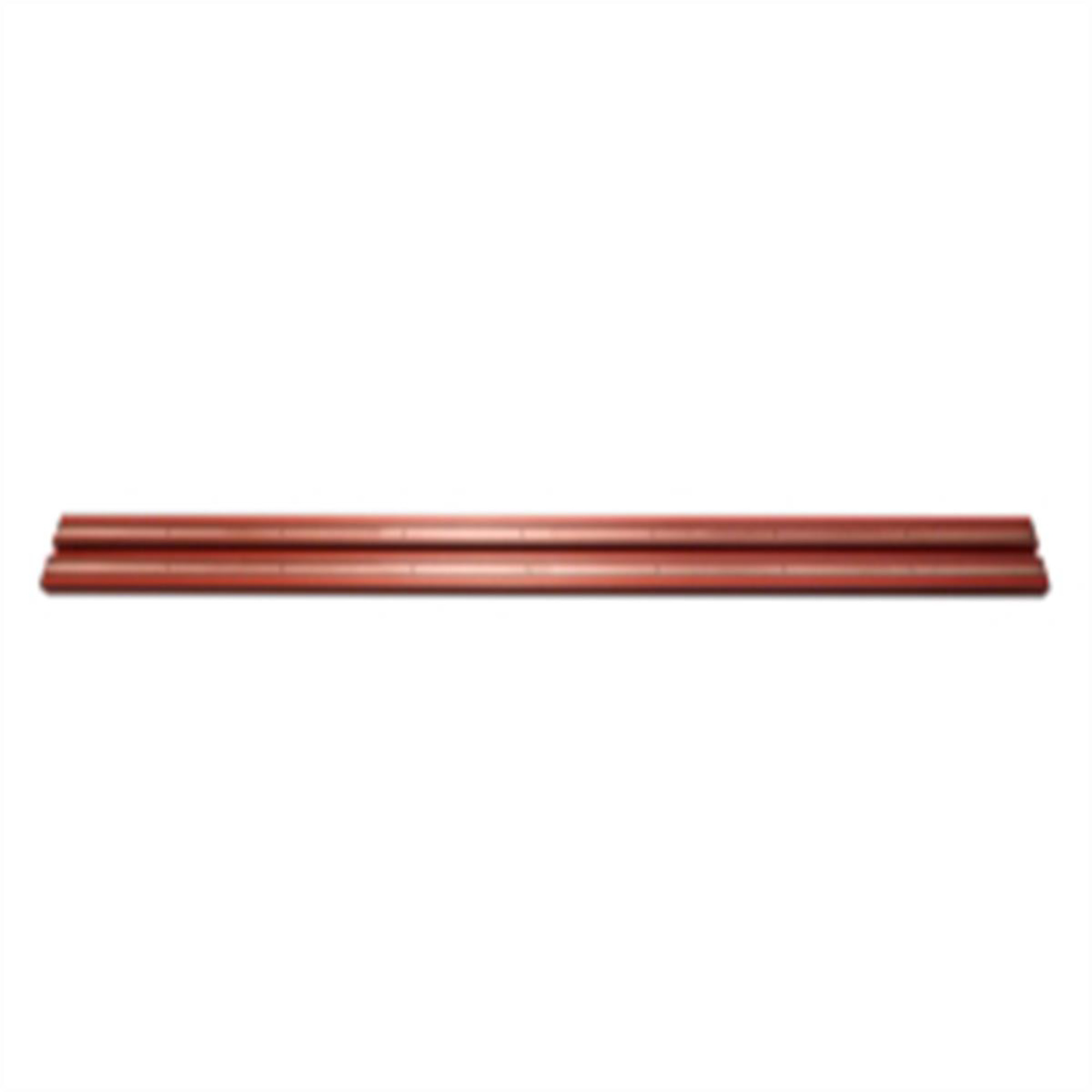 VIM Tools Magrail Magnetic Track — 16in., Red, Low Profile, No Studs, Model# VIMMR16R