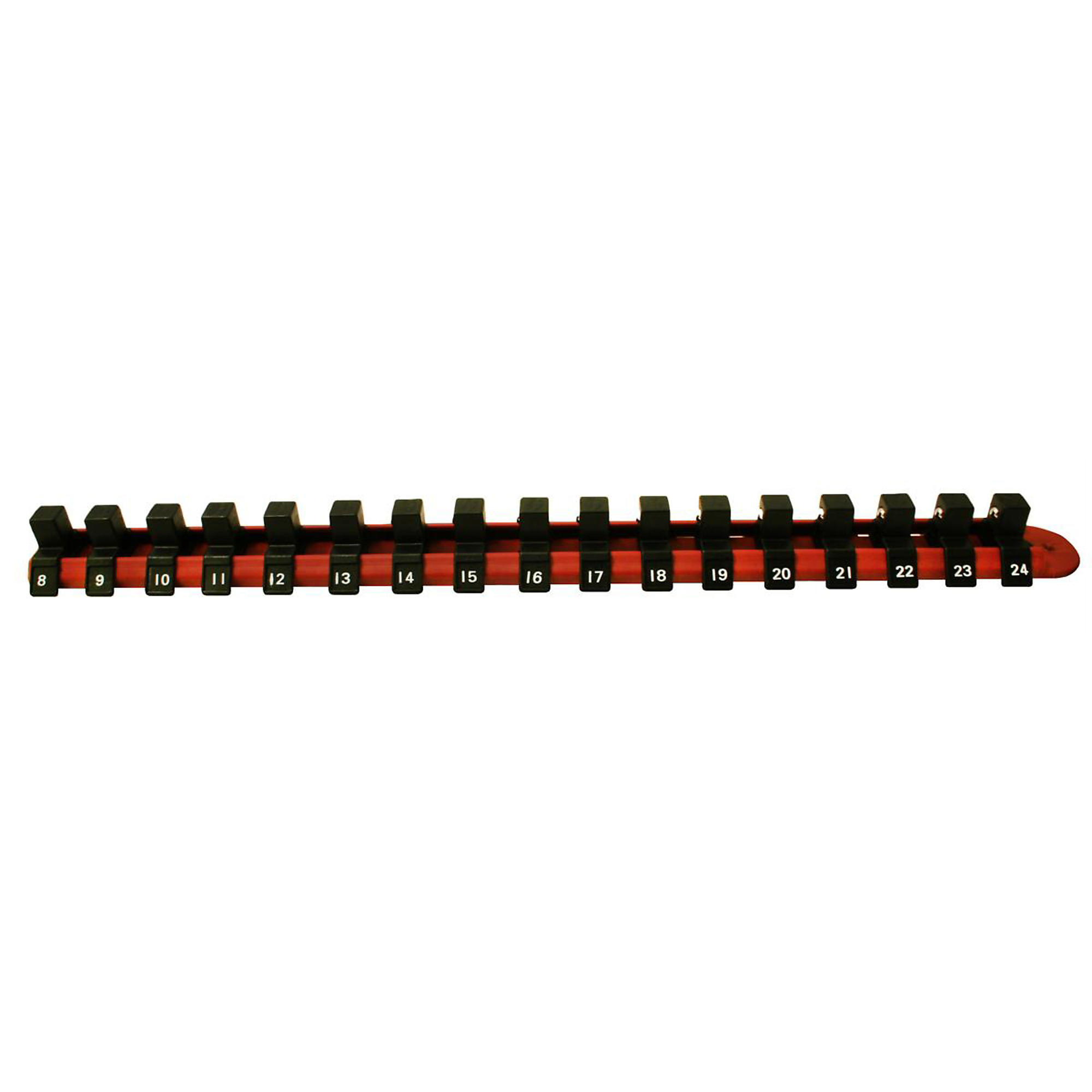 CTA Manufacturing Drive Socket Rack — 1/2in., Metric, 17 Holders, Model# CTA9755
