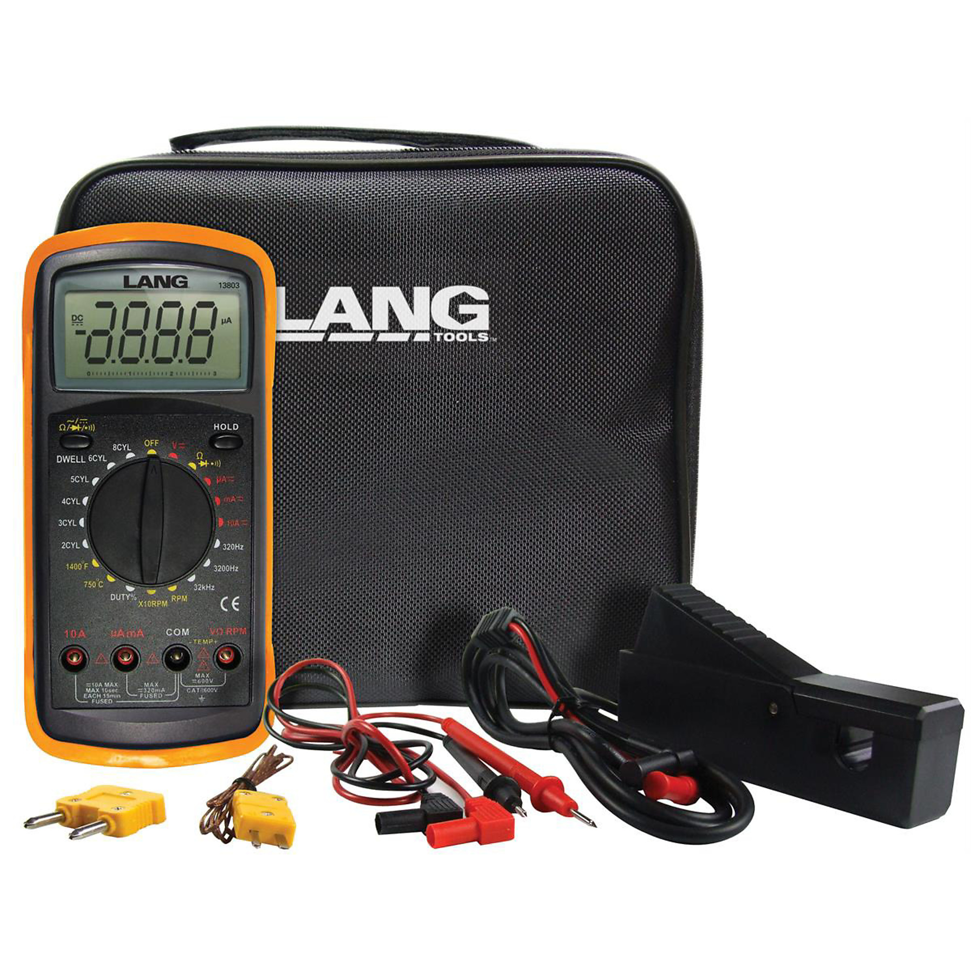Lang Tools (Kastar), AUTOMOTIVE DIGITAL MULTIMETER KIT, Model KAS13803