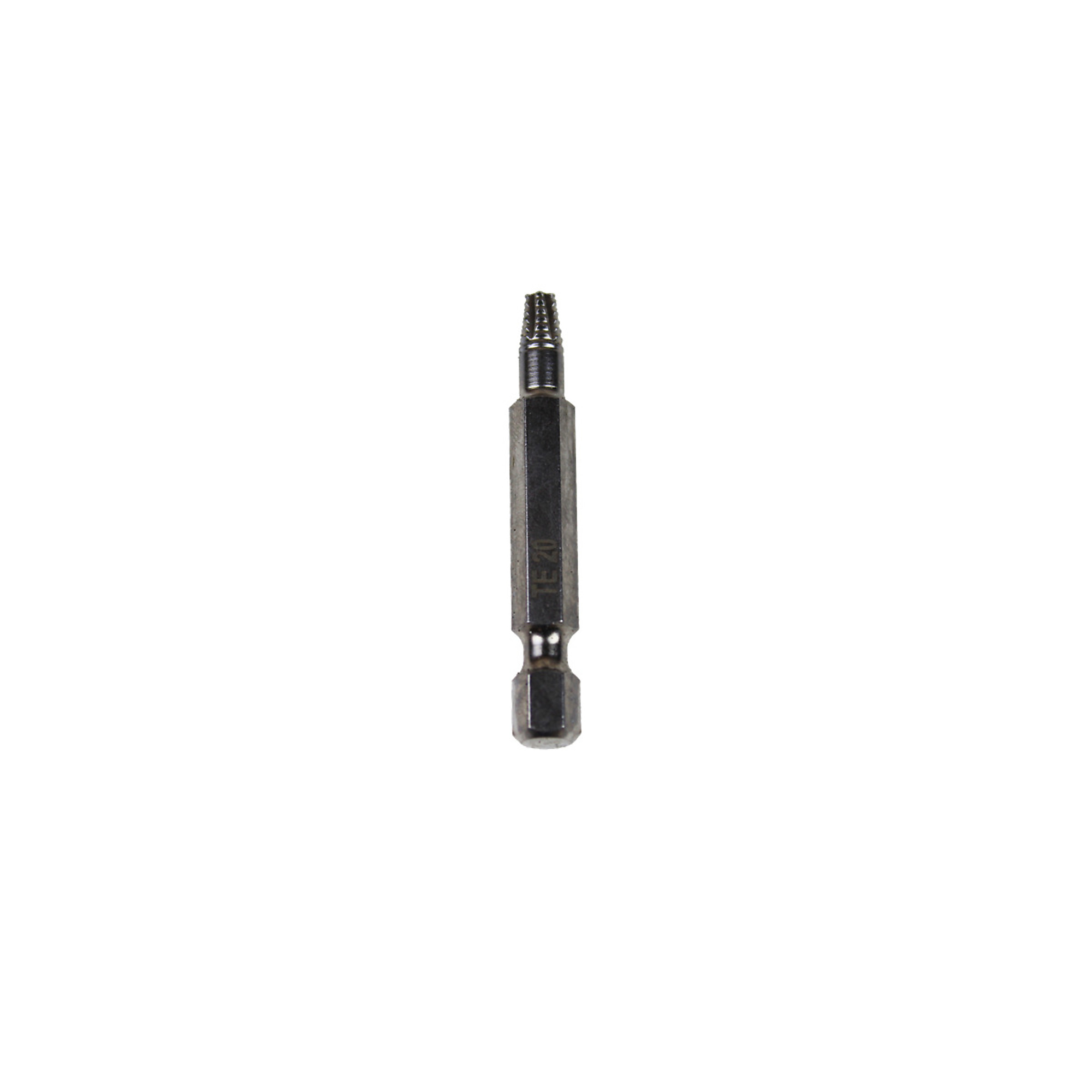 K Tool International Screw Extractor — T20, 1/4in. Shank, 50mm Length, Chrome-Plated, Model# KTI75413
