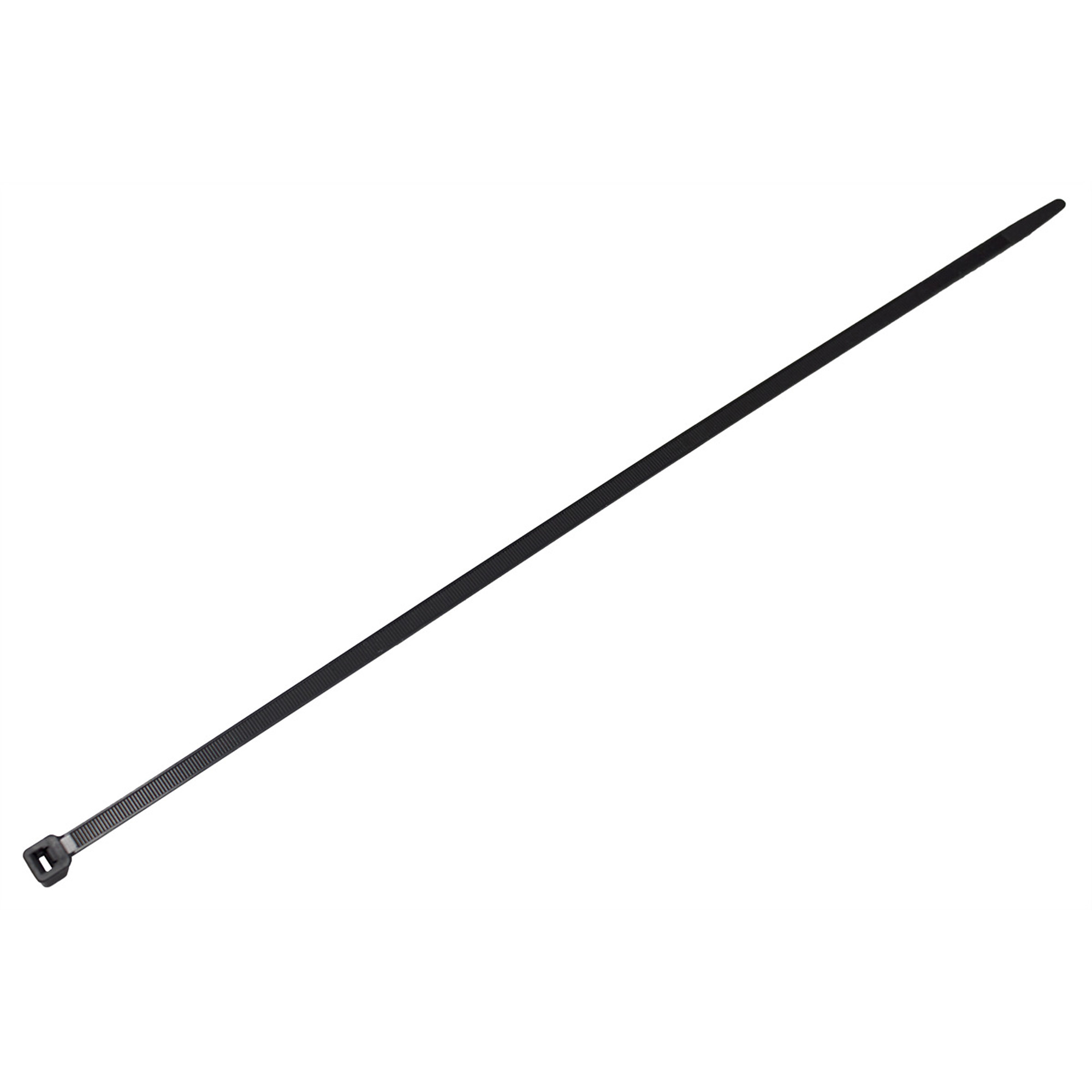 K Tool International Cable Zip Ties — 18in., Black, 50 Pcs, Model# KTI78180A