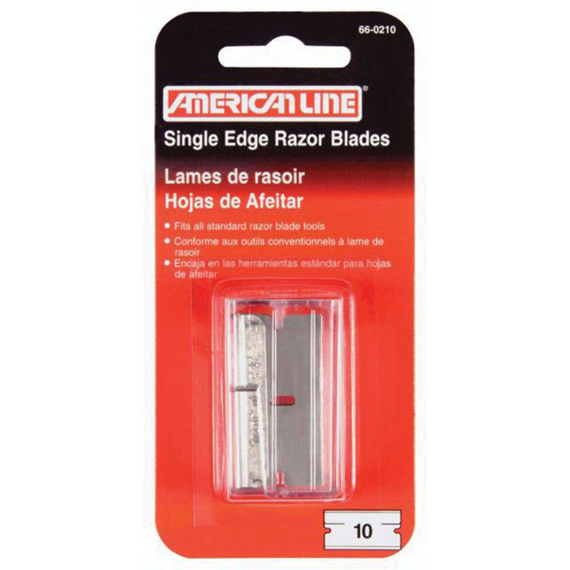 American Safety Razor Single Edge Razor Blade Dispenser — 0.009in., Model# ASR66-0210
