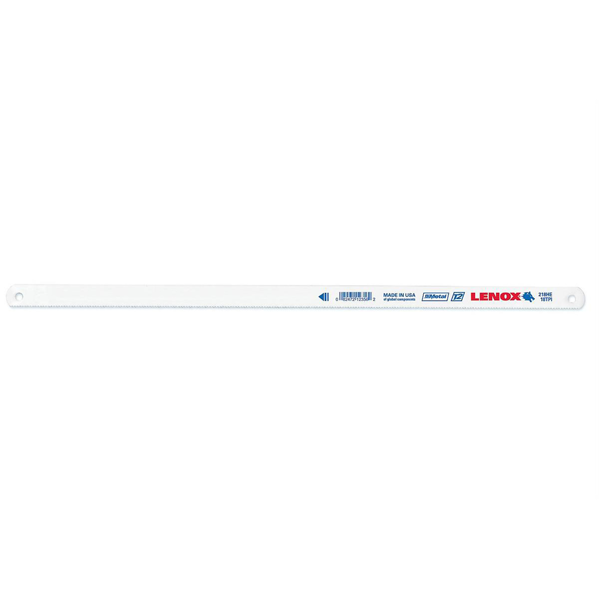 Lenox Tools Hacksaw Blades — 12in. x 18 TPI, Bi-Metal, T2, Model# LEX20154