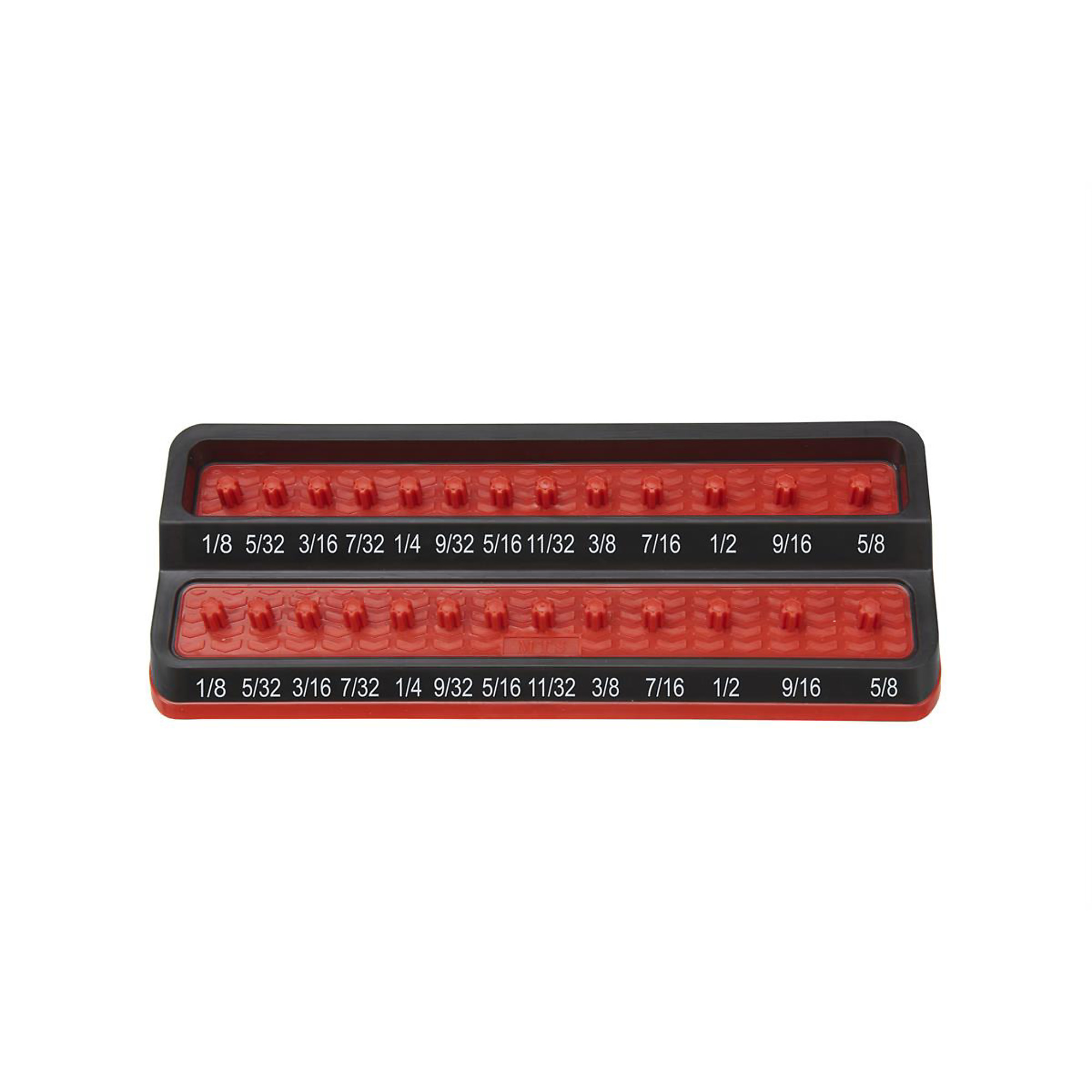 Mechanic's Time Savers SAE Peg Socket Holder — 1/4in., Red, Model# MTSPSH25S-RED
