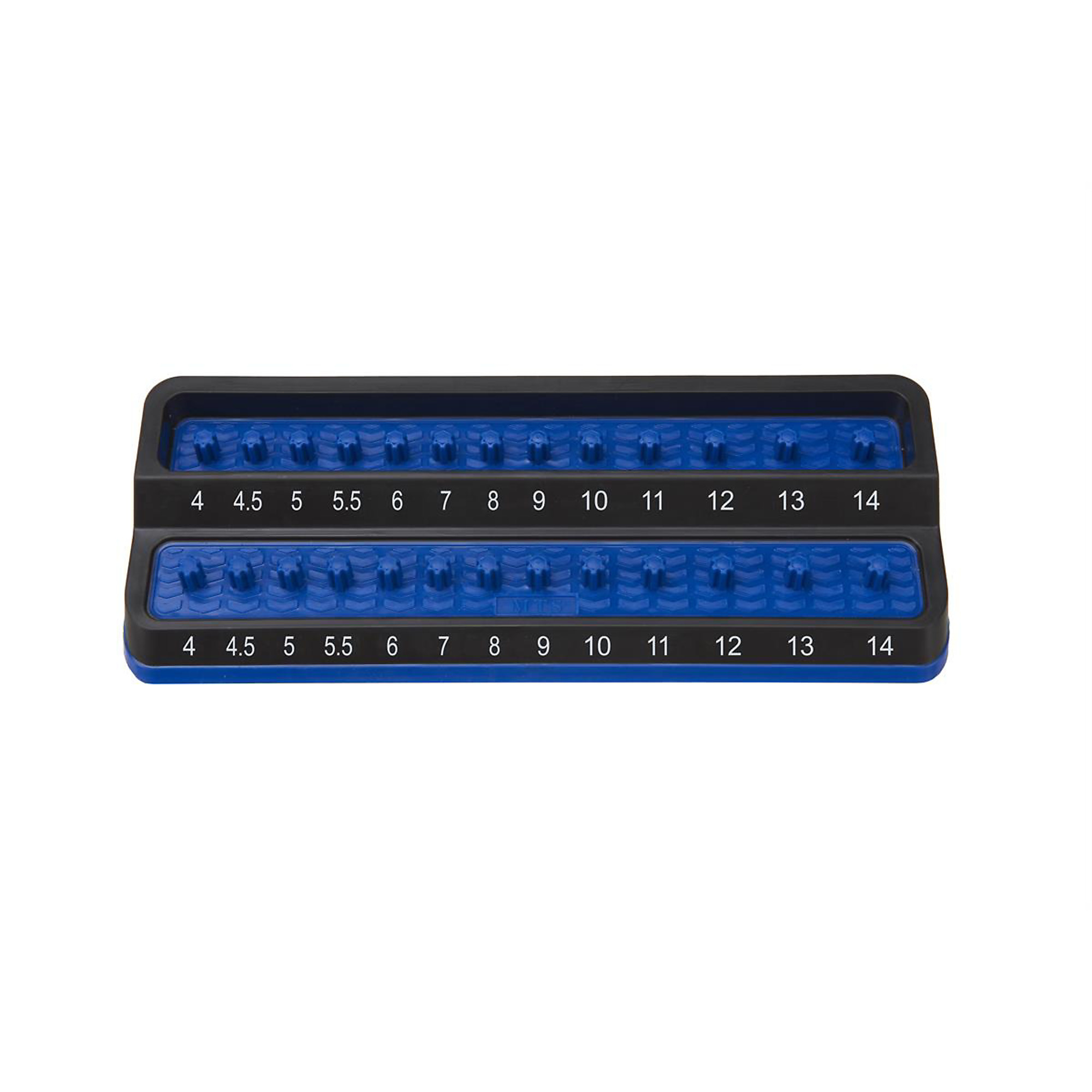 Mechanic's Time Savers Metric Peg Socket Holder — 1/4in., Blue, Model# MTSPSH25M-BLU