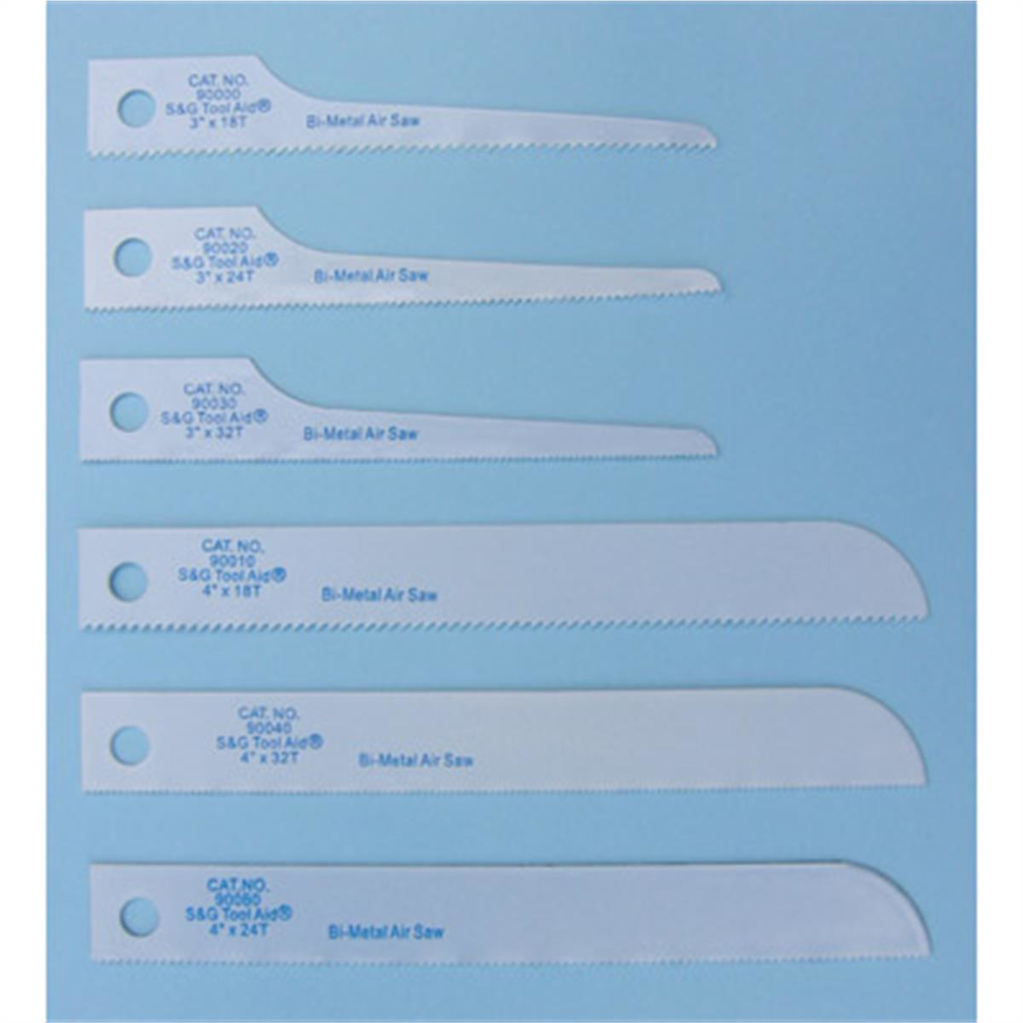 SG Tool Aid Reciprocating Air Saw Blades — 4in., All Purpose, Model# SGT90060