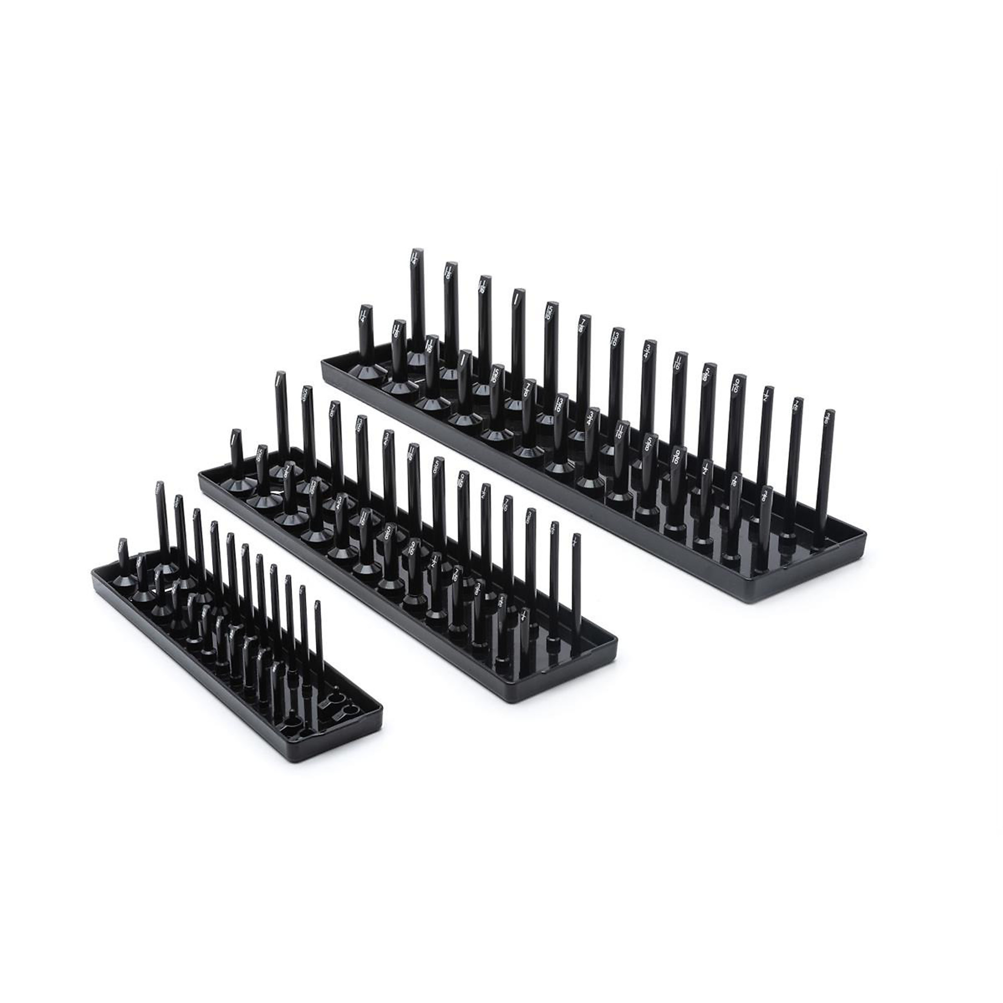 GearWrench SAE Tray Set — 3-Piece, Black, Model# KDT83118