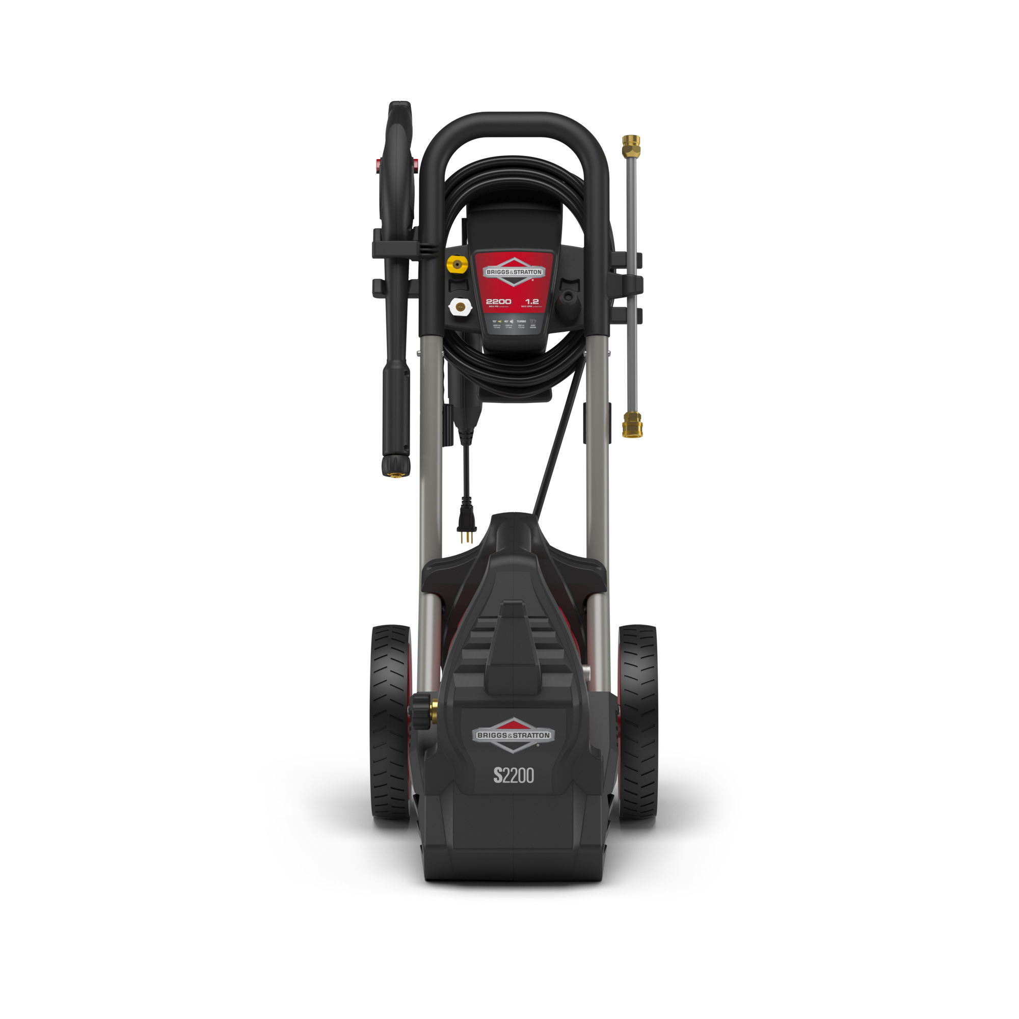 Briggs & Stratton, 2200 PSI Electric Pressure Washer, Pressure 2200 PSI, Flow 1.2 GPM, Volts 120 Model# 020700