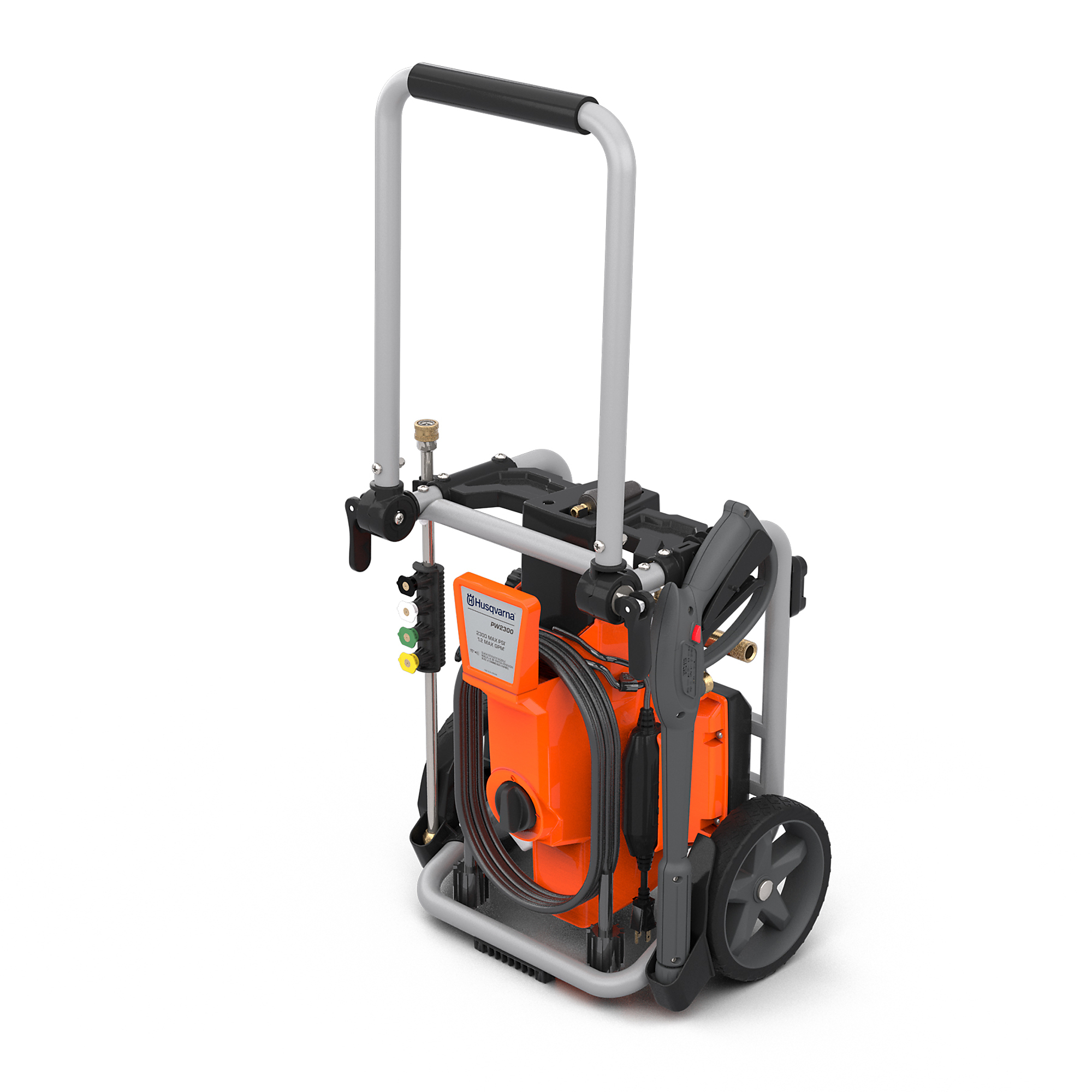 Husqvarna 2300 PSI Electric Pressure Washer, 2300 PSI, 1.2 GPM, 120 Volts, Model 022006