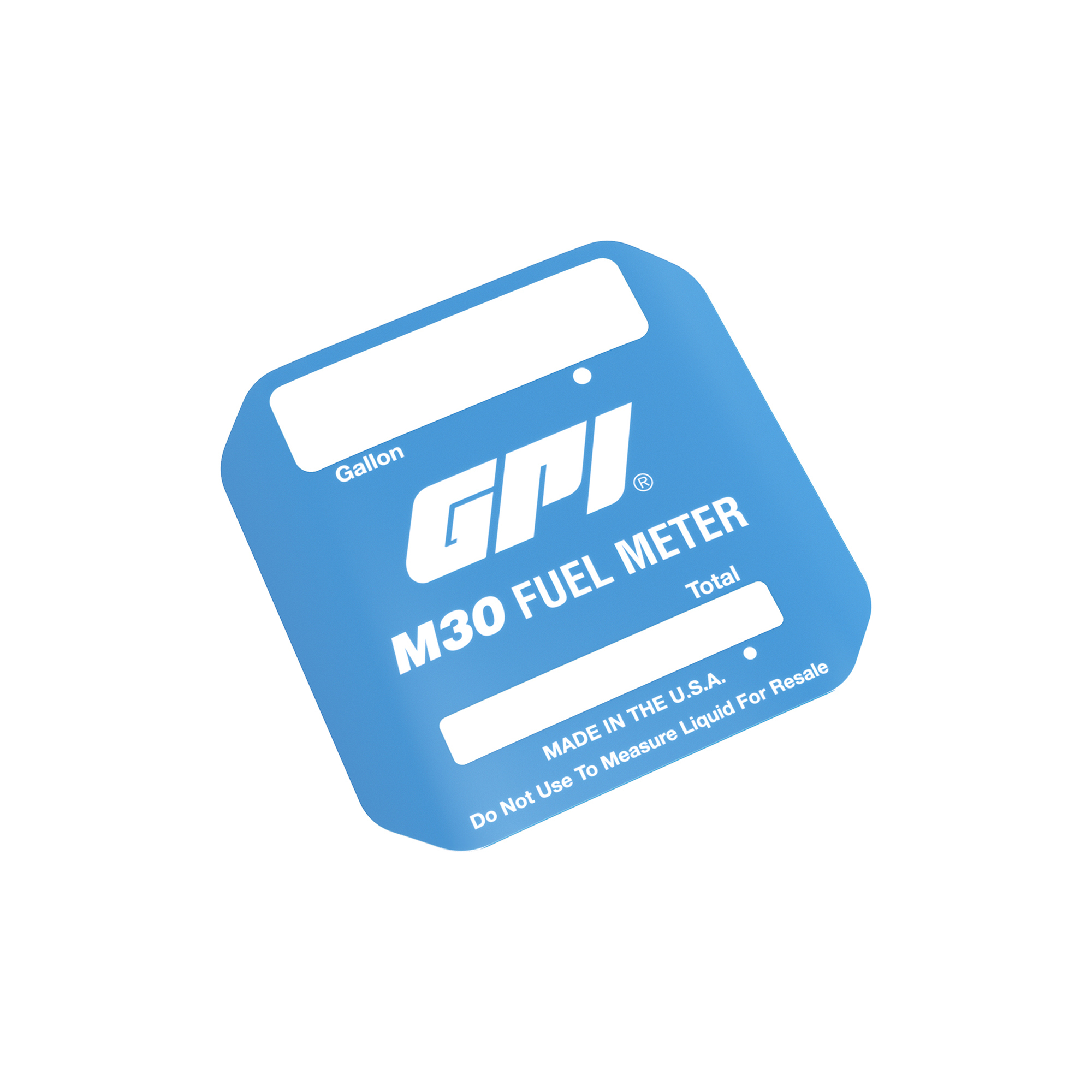 GPI Faceplate Gallon Decal for M30 Fuel Meter, Model# M30