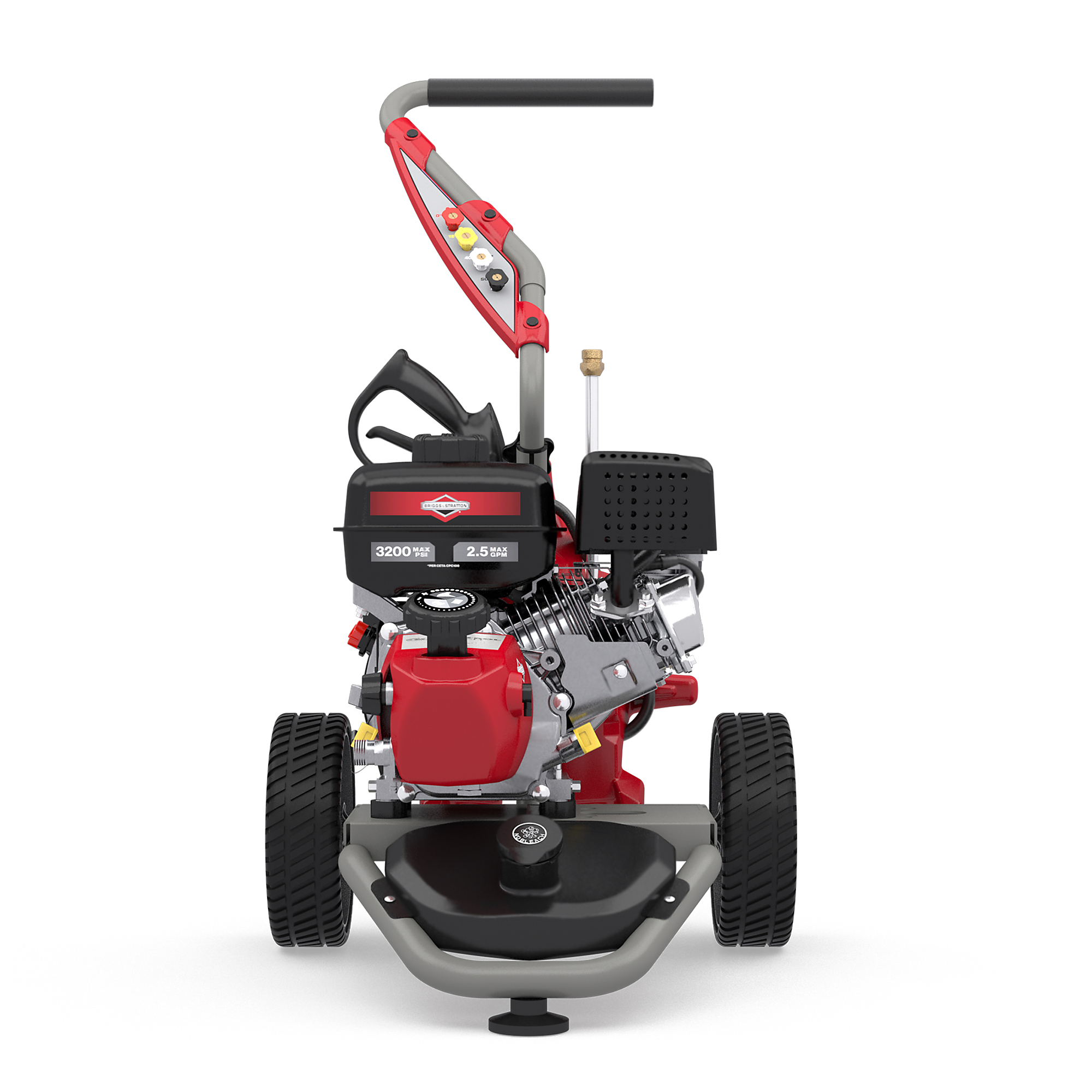 Briggs & Stratton Gas Pressure Washer — 3200 PSI, Control Touch, CR950 Engine, Model# 022019