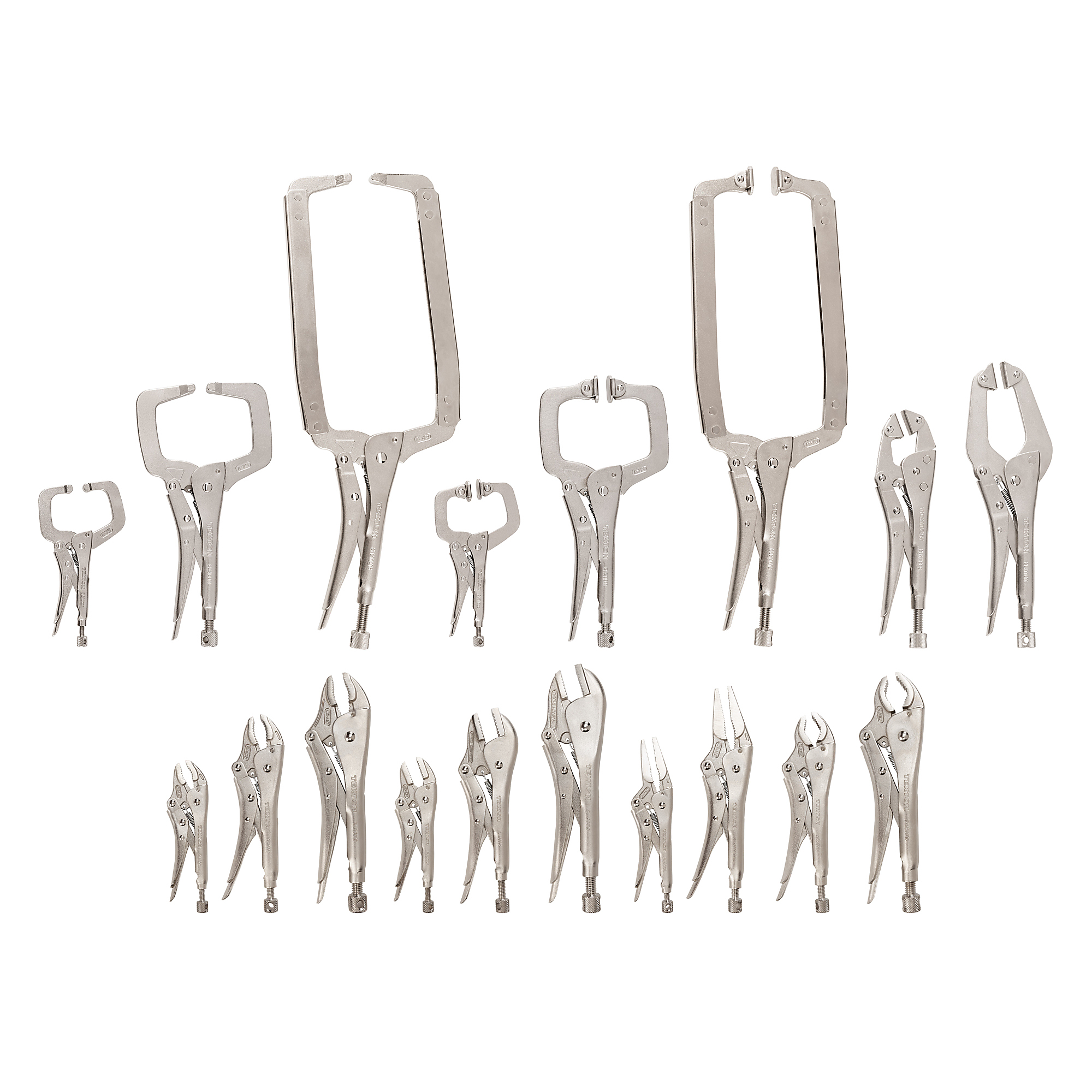 TEKTON Locking Pliers and Clamps Set (18-Piece) | PLK90005