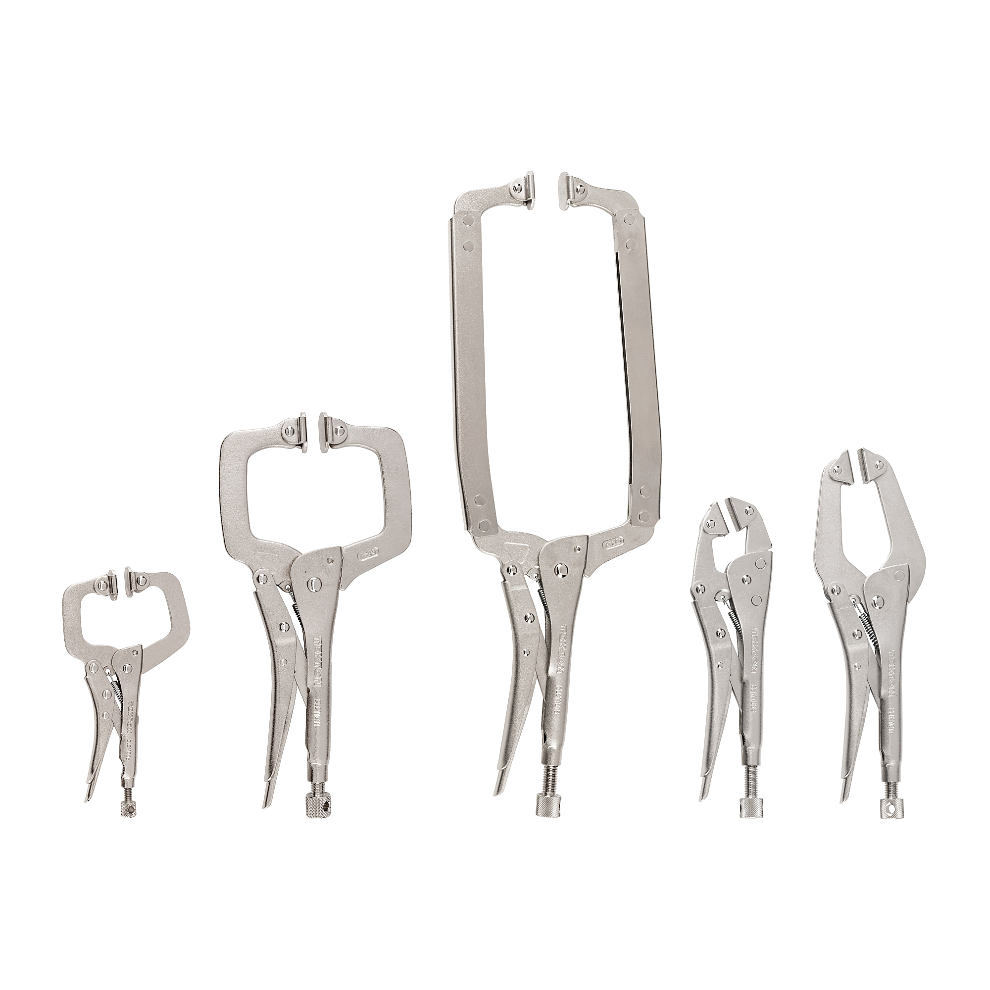 TEKTON Swivel Pad Locking Clamp Set (5-Piece) | CLK91102