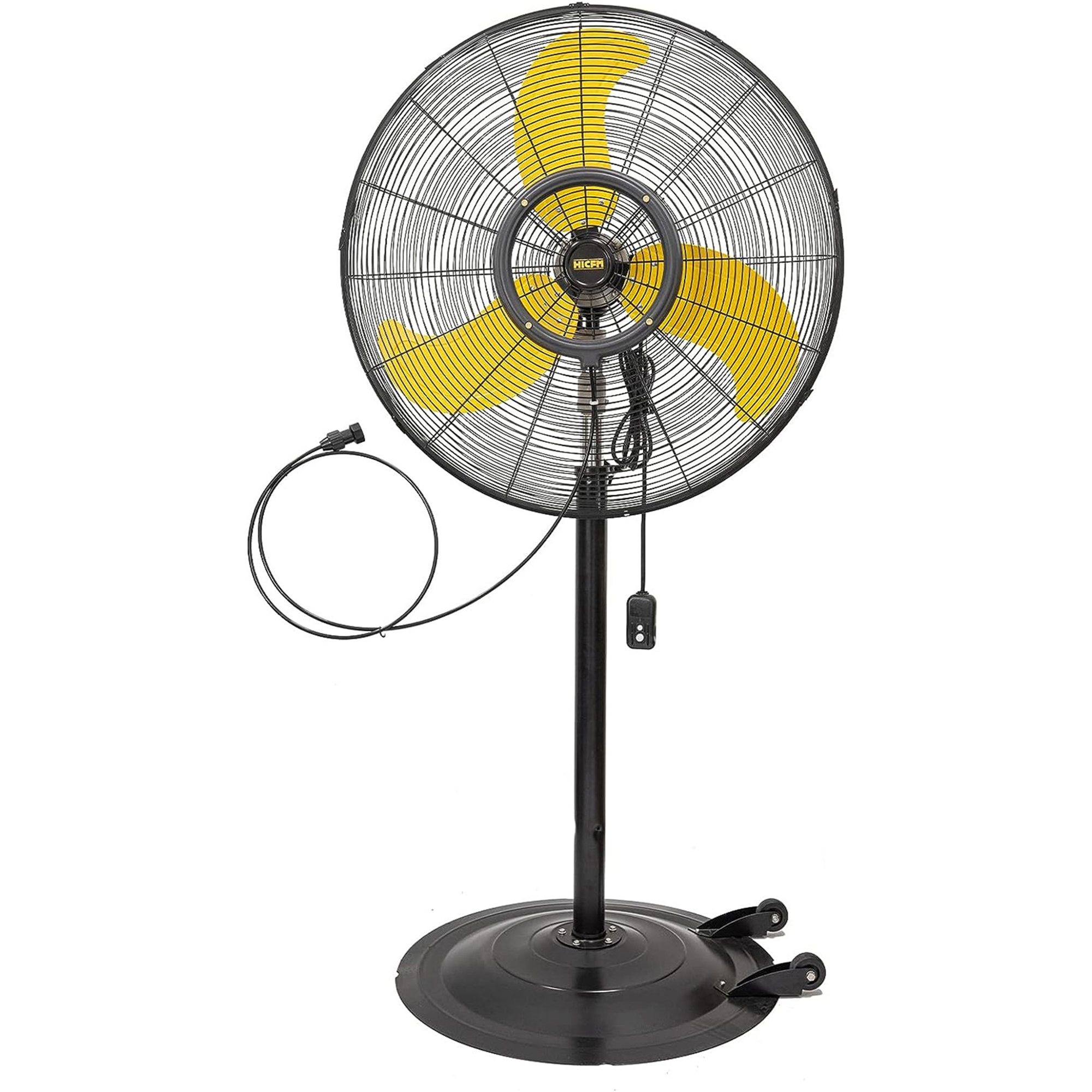 EdenDirect Pedestal Fan — 30in., 3 Speeds, 1/3 HP Motor, IP44 Enclosure, 9300 CFM, Model# FAN-P30WM