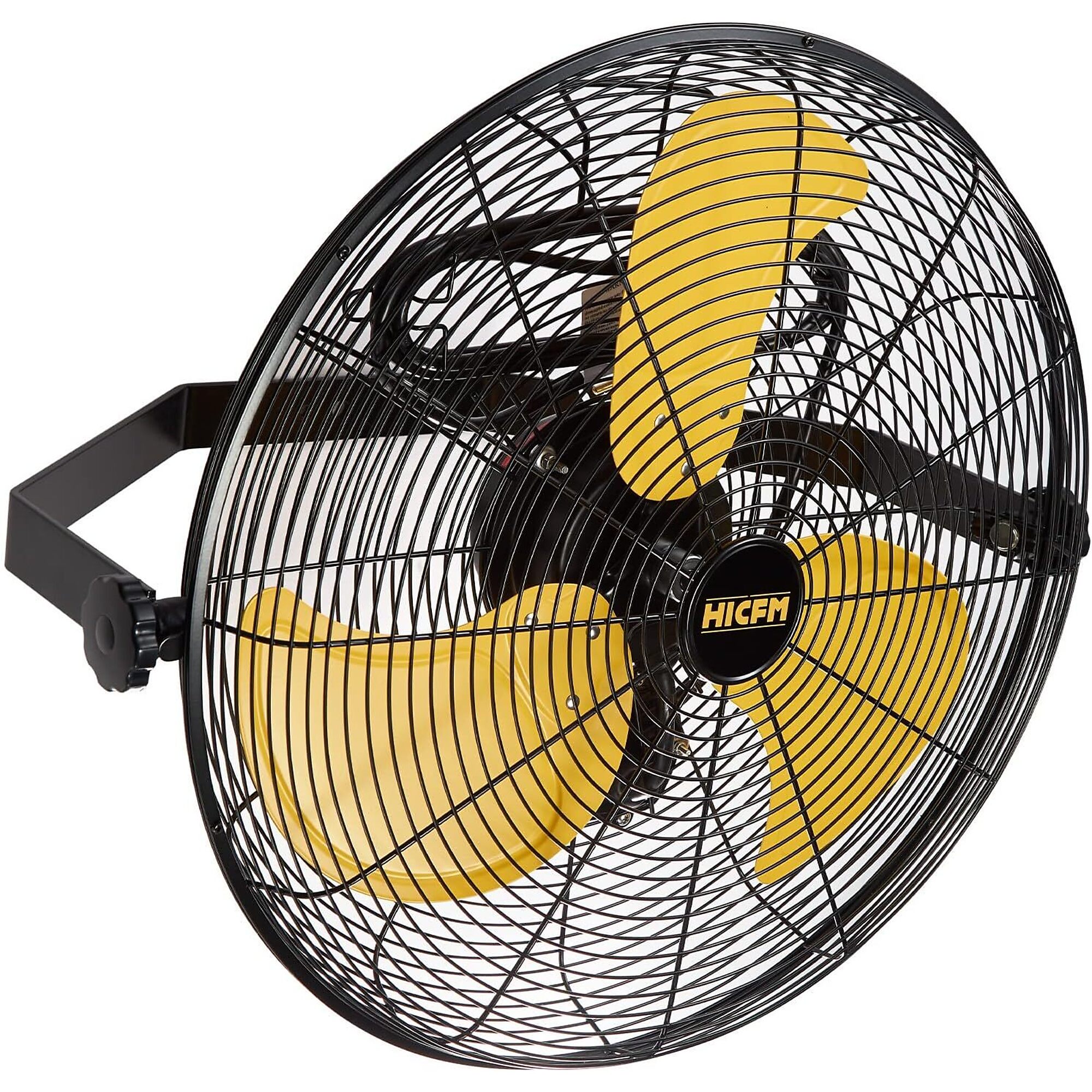 EdenDirect Outdoor Wall Mounted Fan — 20in., 3 Speeds, 5100 CFM, IP44 Enclosure, Yellow, Model# FAN-OW20
