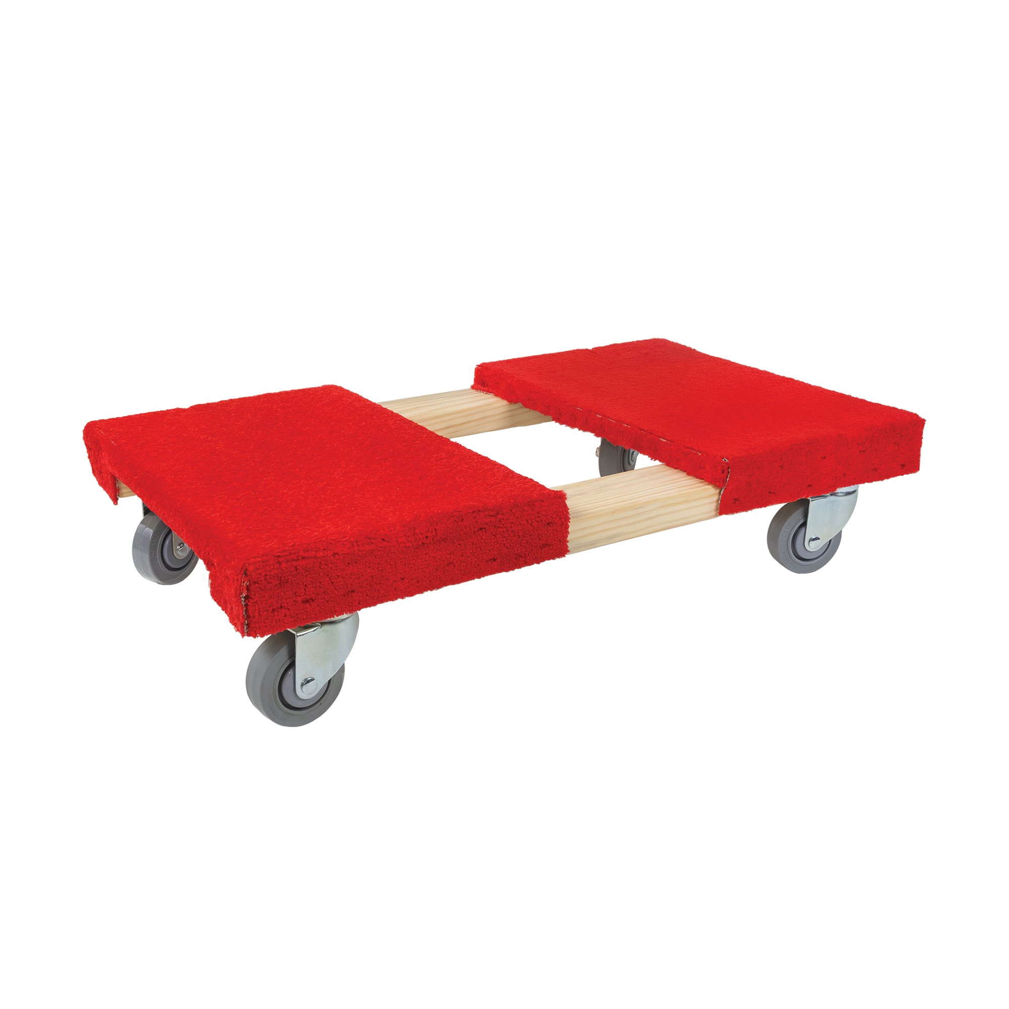 Monster Trucks 4-Wheel Heavy-Duty Wood-Frame Carpet Dolly — Non-Marking Wheels, Model# MT50003