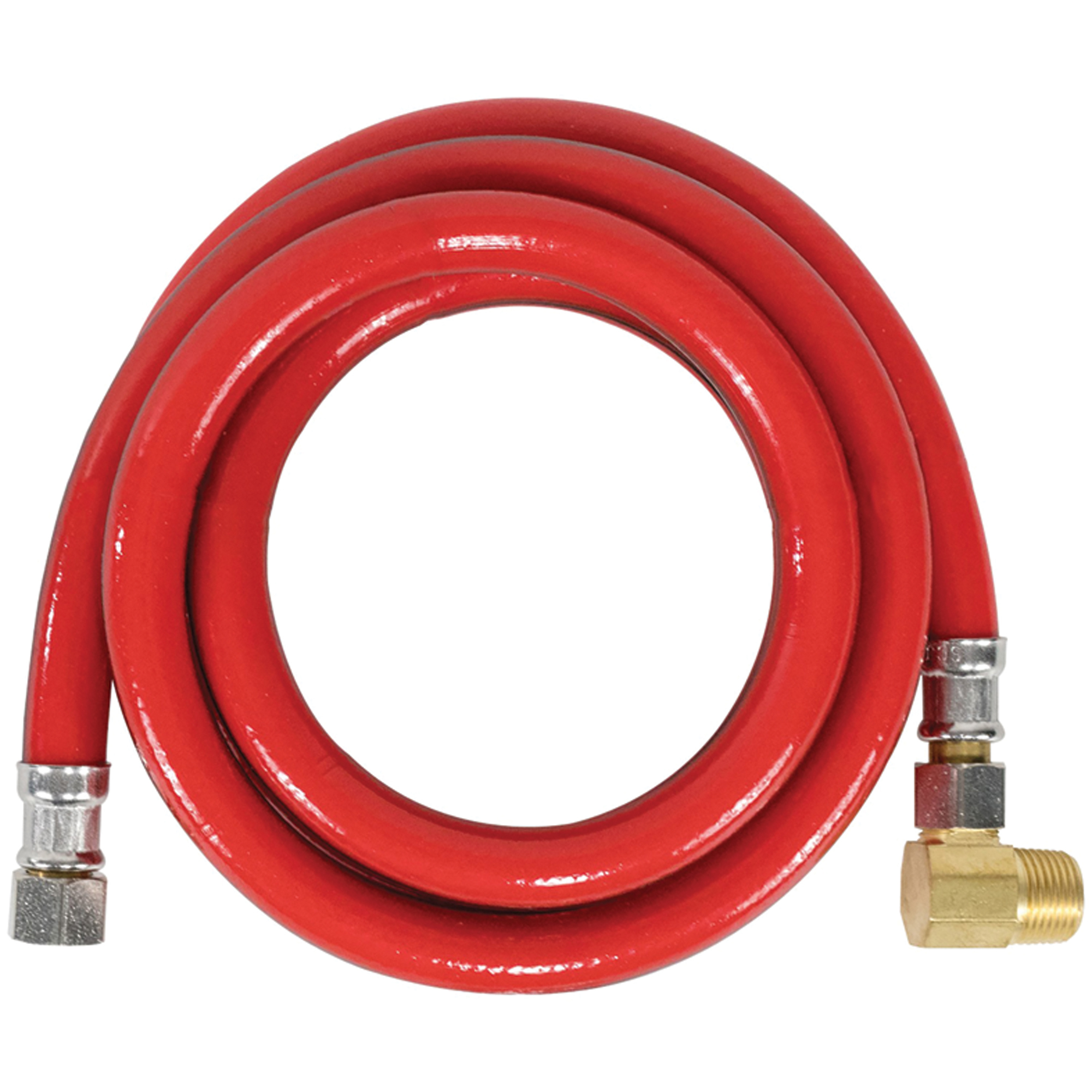 Certified Appliance Accessories PVC Dishwasher Connector with Angled Elbow — 3/8in. FCM x 3/8in. FCM, 6ft., Model# DW72PBL