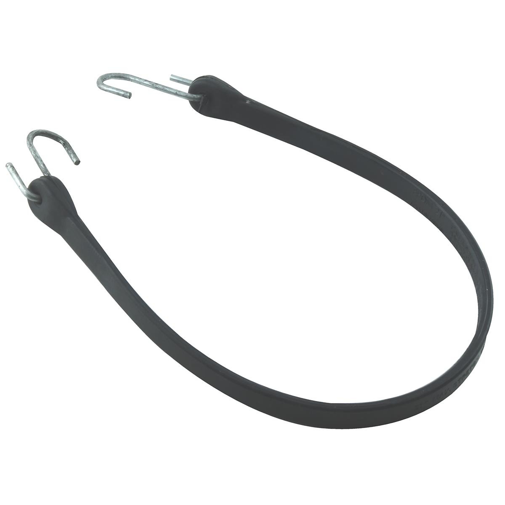K-Tool International 10-Pk. EPDM Rubber Straps — 21in. Length, 3/8in. Width, 2 Steel Hooks Each, Model# KTI73850