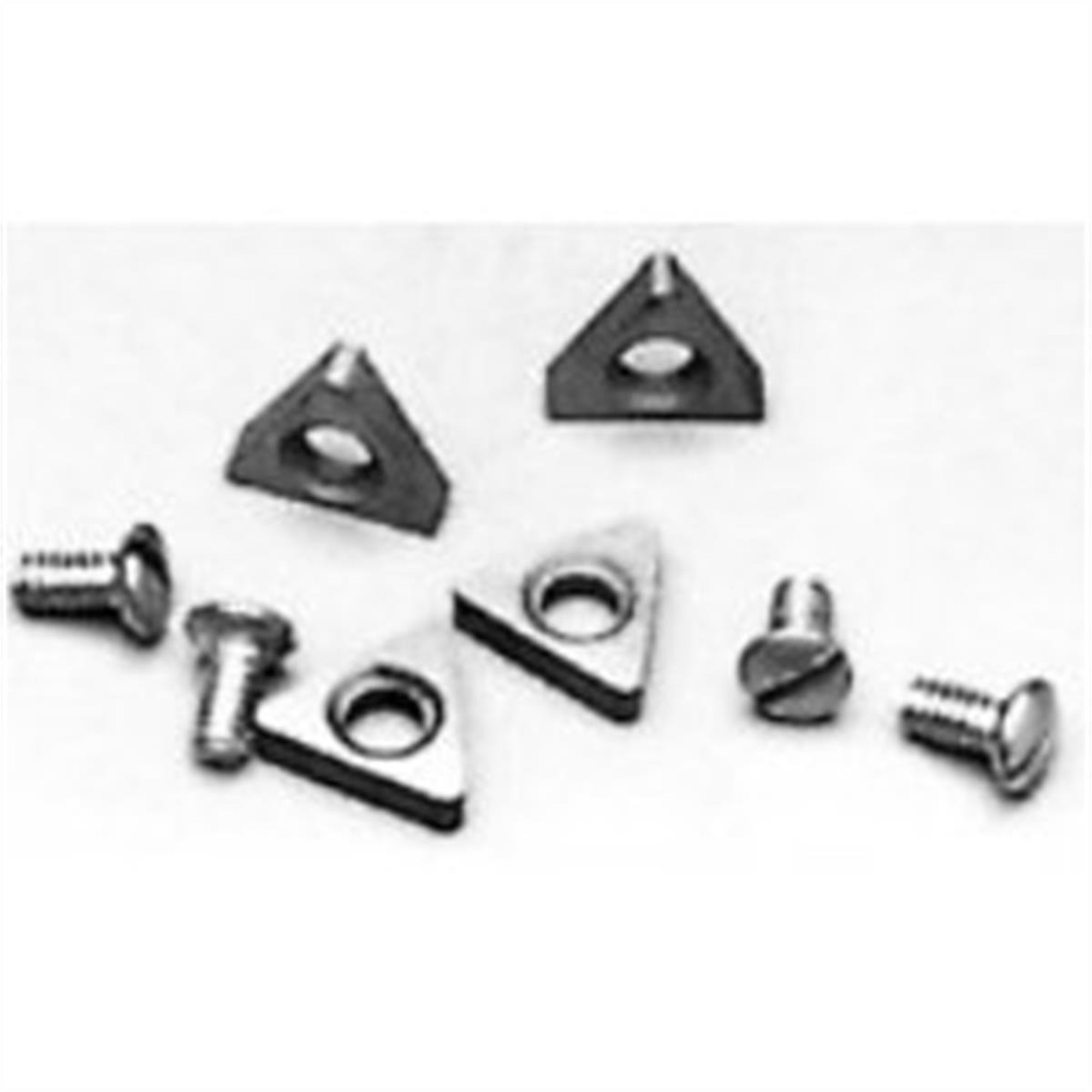 Coats 10-Pack Positive Rake Bits with Carbide Inserts for AMM/ACCU Lathes, Model# AMM940435