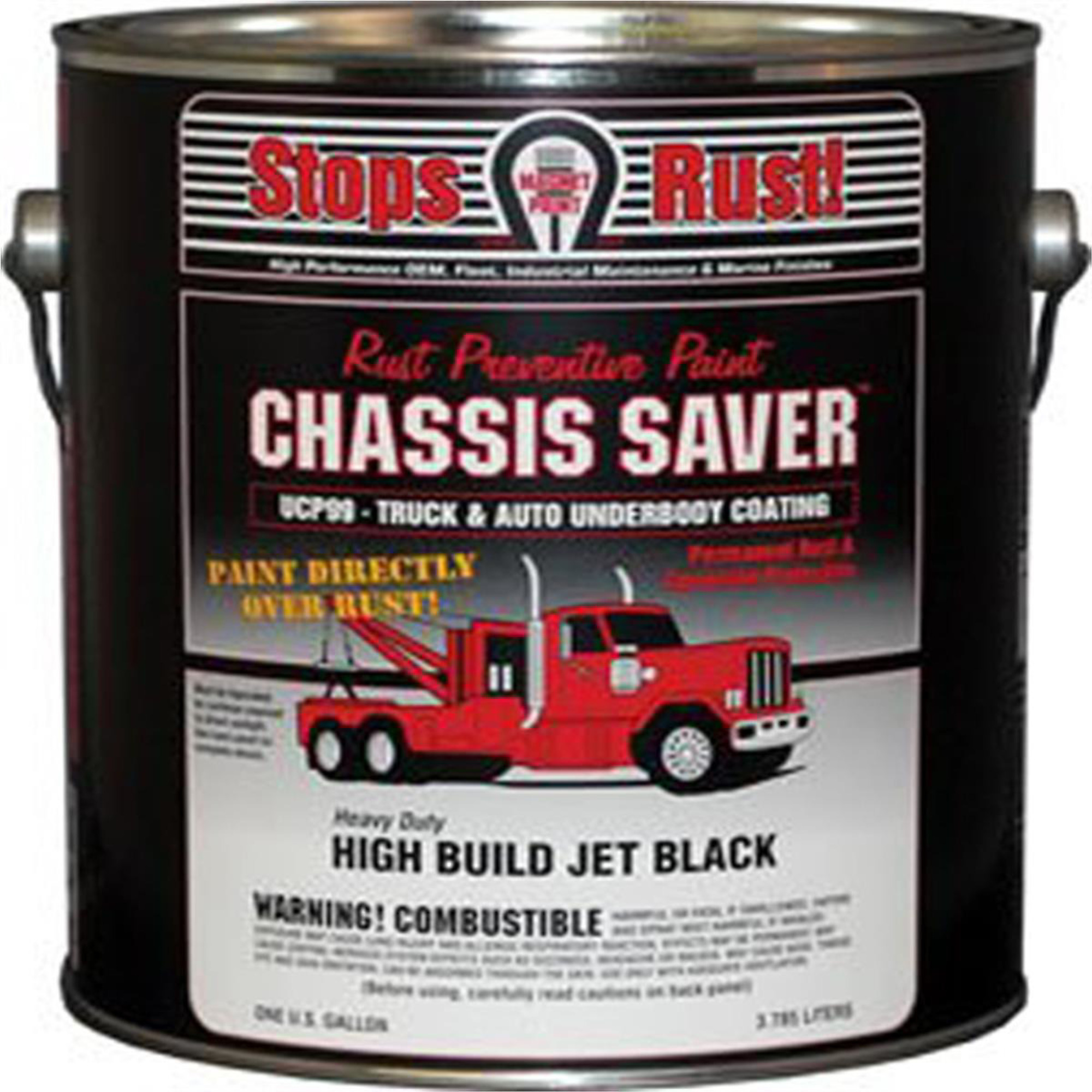 Magnetic Paint & Shellac Co. Chassis Saver Paint, 1 Gallon, Black Gloss