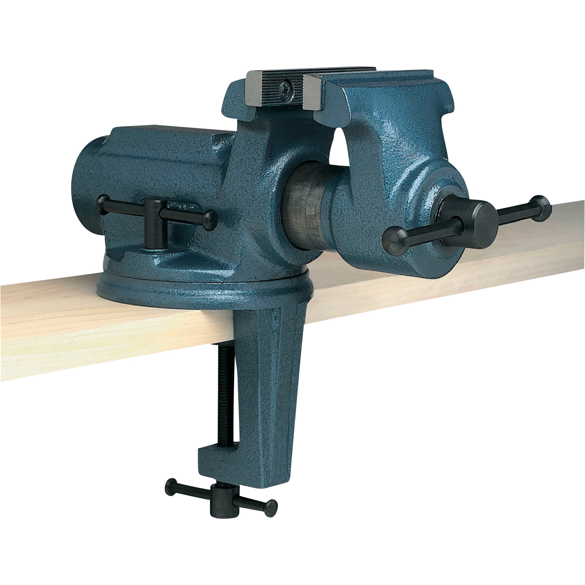 Wilton Super-Junior Vise with Clamp-On Base, 2 1/2in. Jaw Width, Model# SBV-65