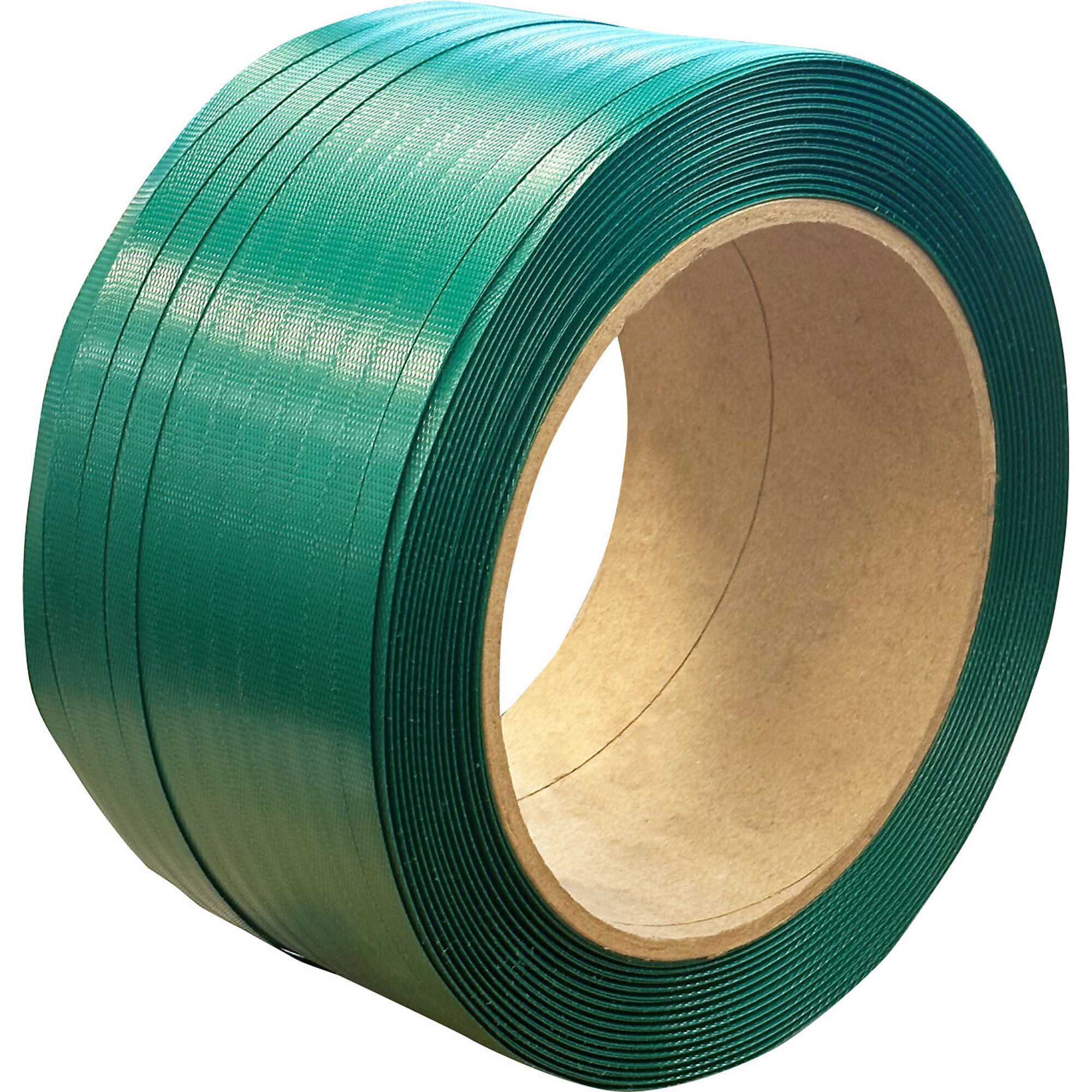 Encore Packaging Polyester Mini Coil — 1/2in. x .023in. x 1600ft., Green, Model# MPET12023-1600