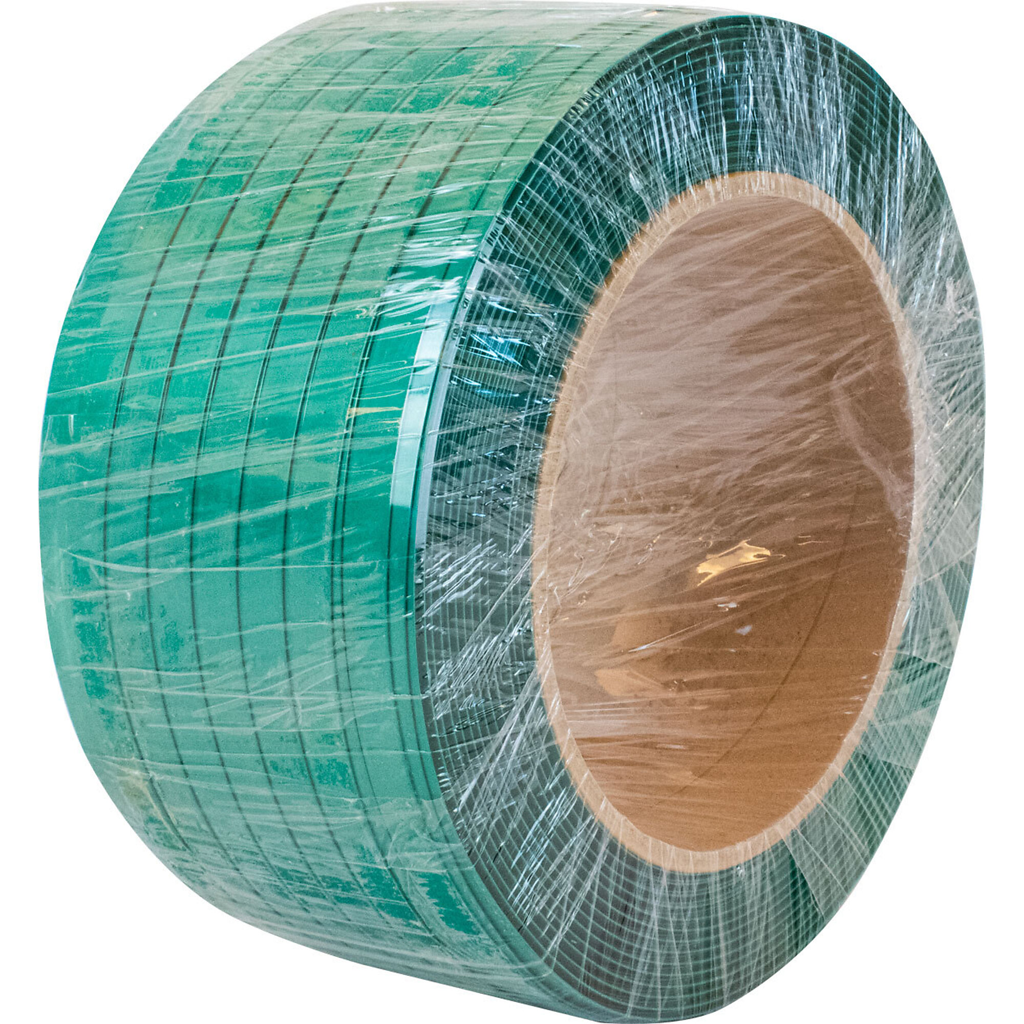 Encore Packaging Polyester Mini Coil — 5/8in. x 0.035in. x 1200ft., Green, Model# MPET58035-1200