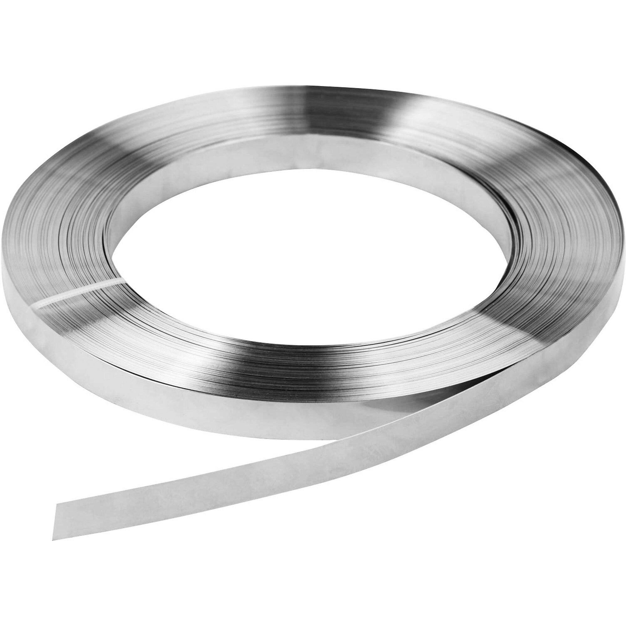Encore Packaging Stainless Steel Mini Coil — 5/8in. x 0.020in., 100ft. Length, Regular Duty, Model# SSC58020-100