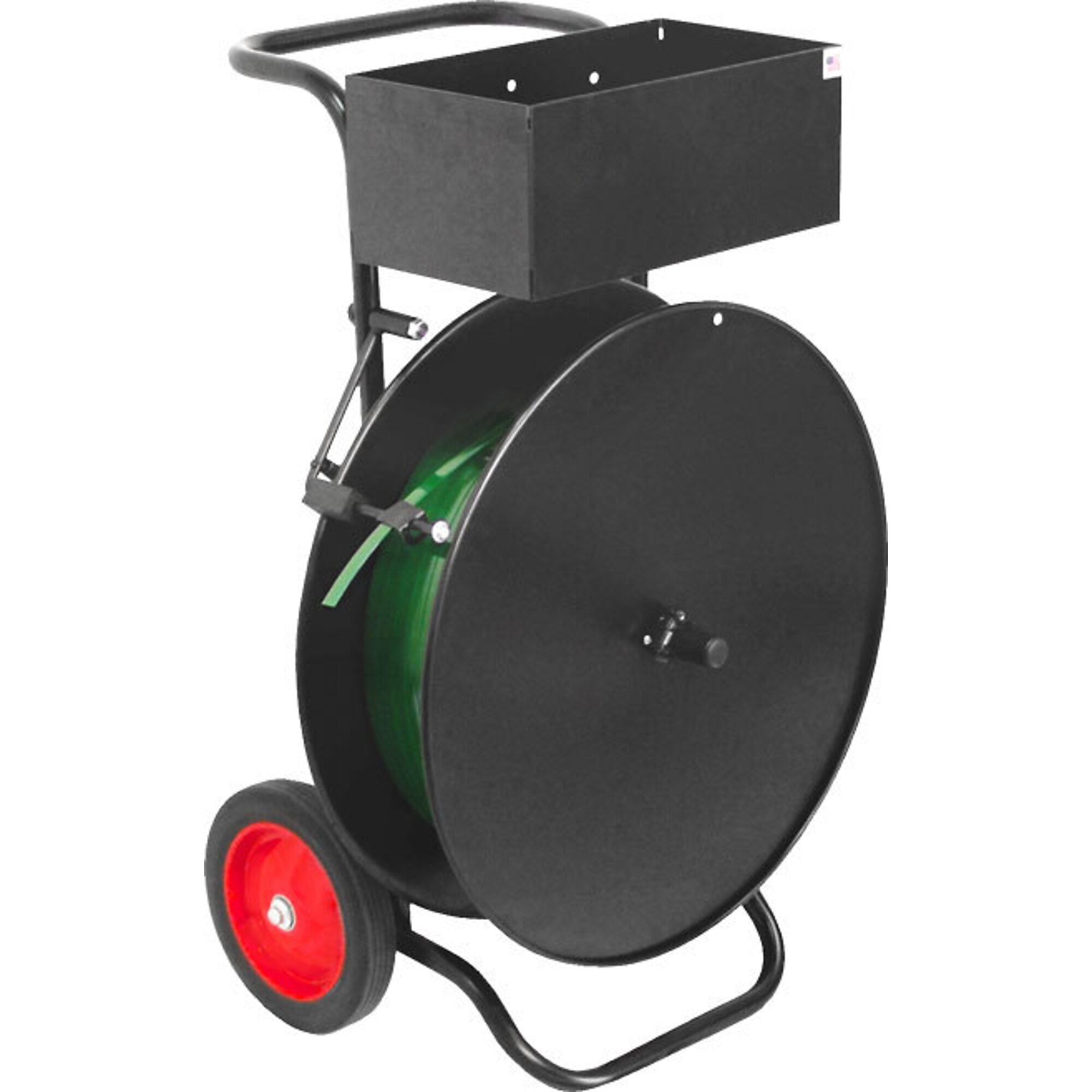 Encore Packaging Standard Strapping Dispenser — For Steel or Poly Strapping, 10in. Rubber Tires, Model# EP-3080