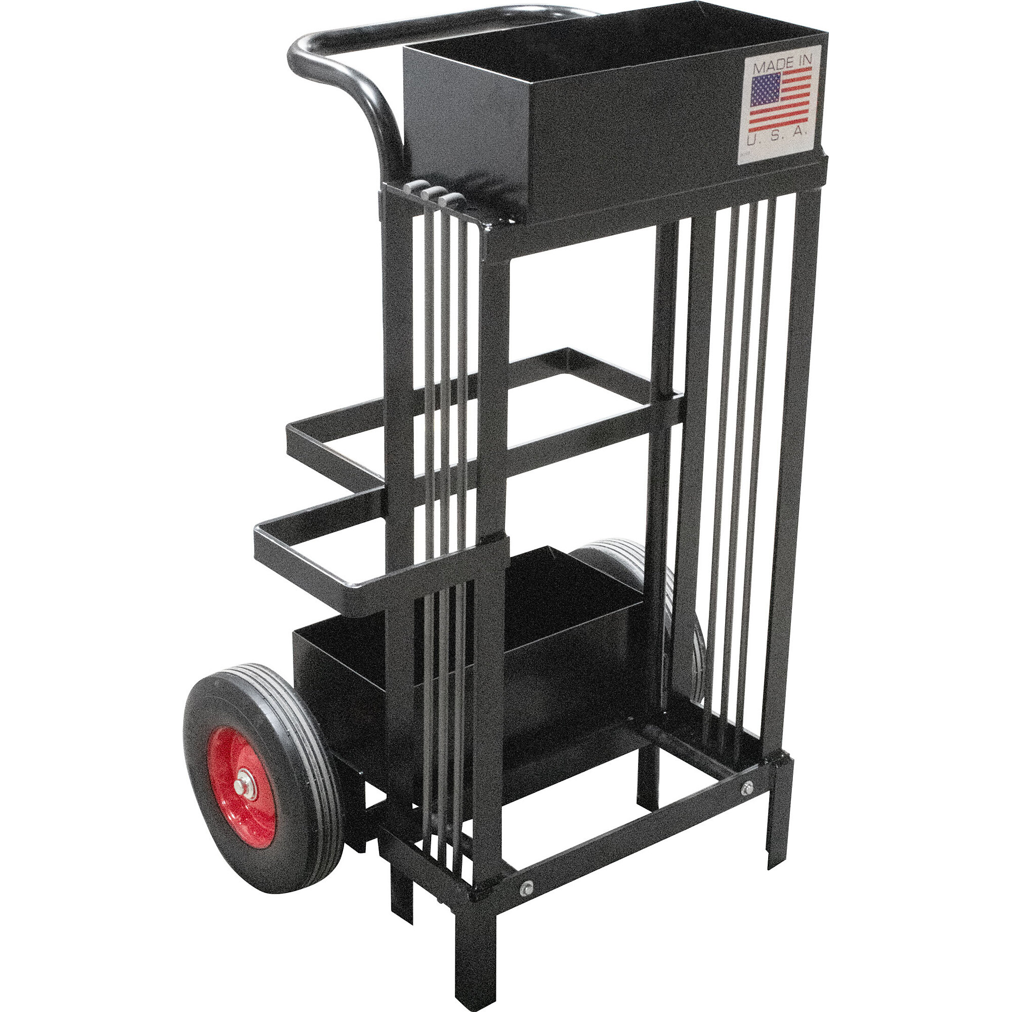 Encore Packaging Multi-Coil Strapping Dispenser — 16in. Core ID, 10in. Rubber Tires, Model# EP-3042