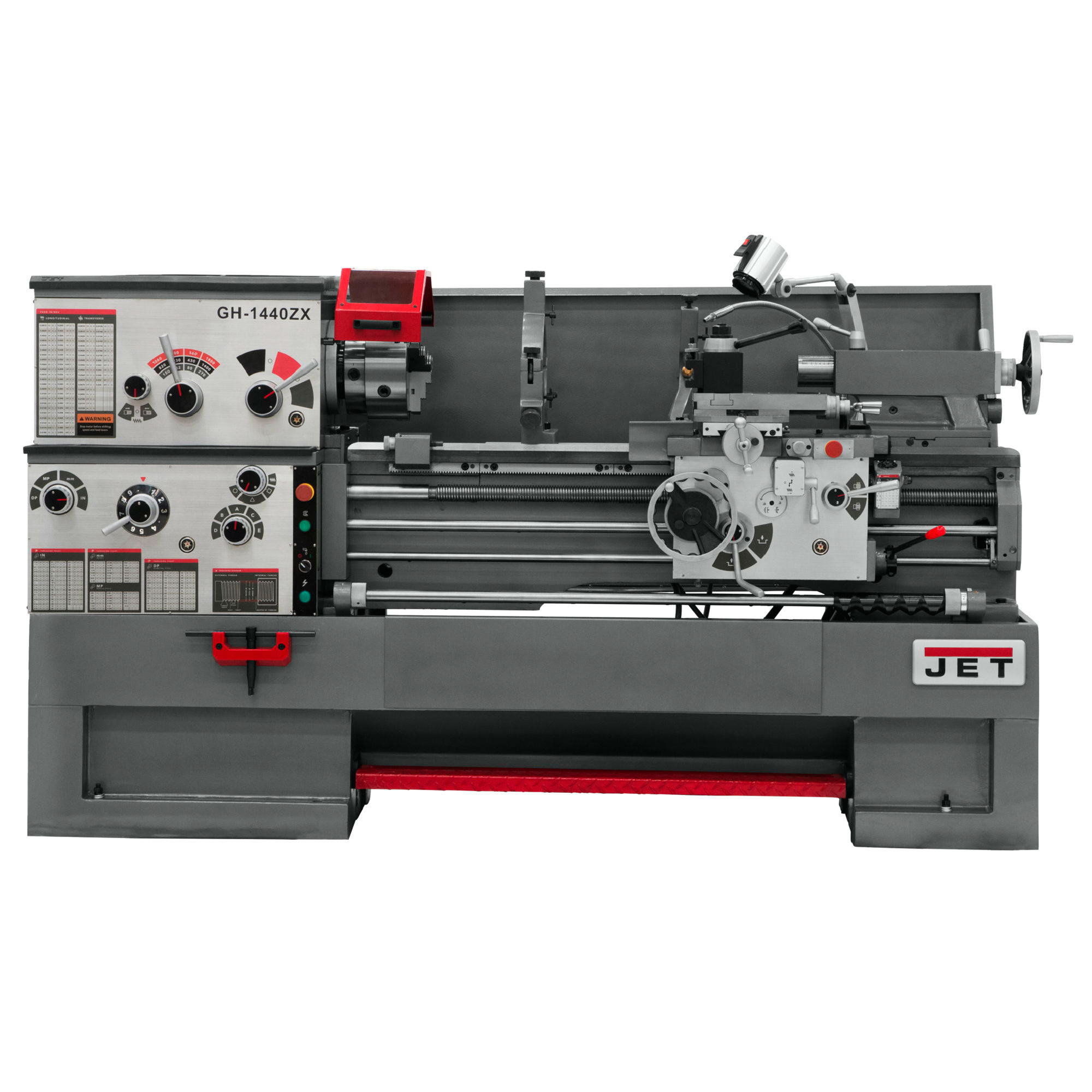 JET ZX-Series Large Spindle Bore Lathe, 14in. x 40in., Model# GH