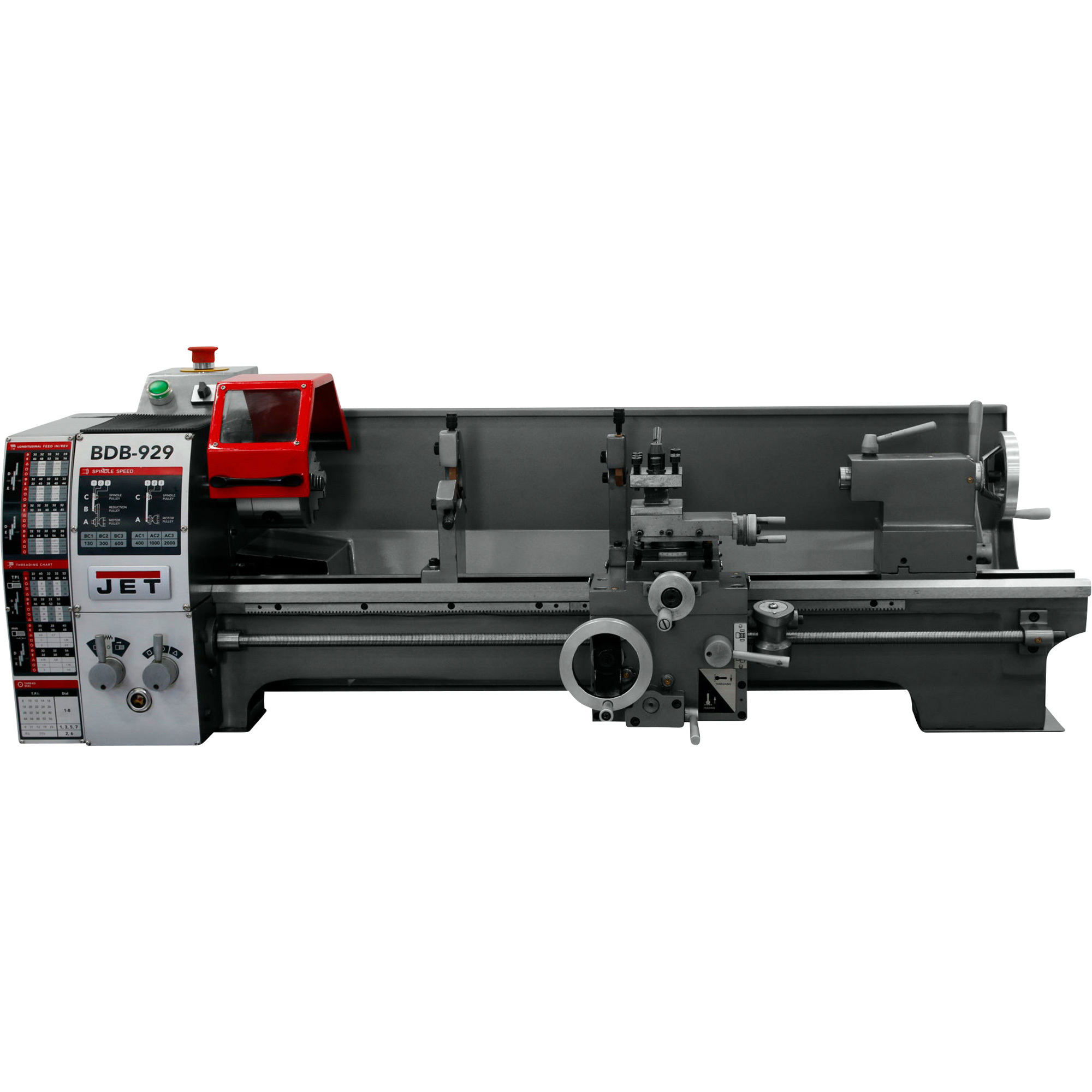JET Belt Drive Bench Lathe, 8 3/4in. x 27 1/2in., Model# BDB-929
