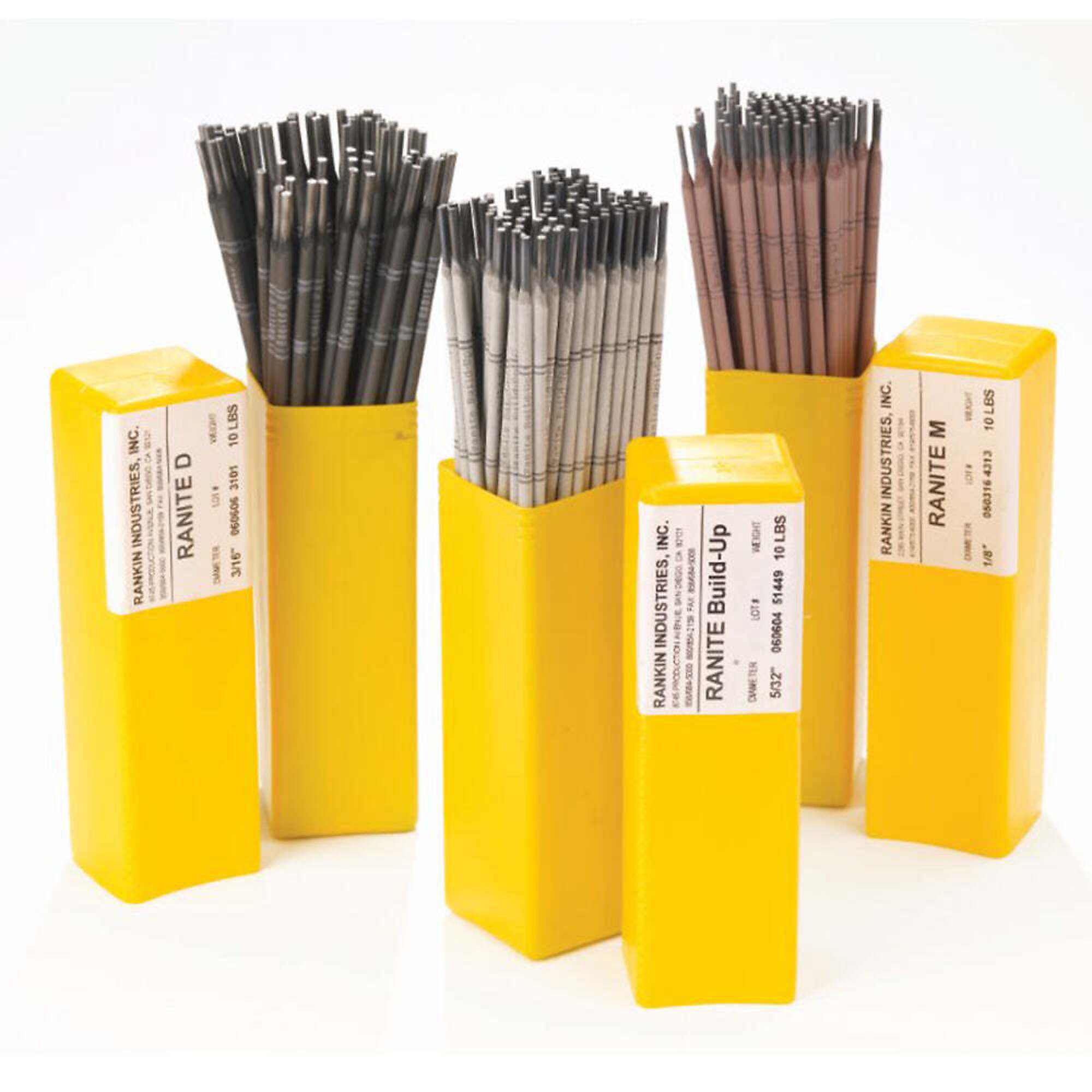 Rankin Manganese Buildup Hardfacing Wire, 3/16in., 10-Lb. Box