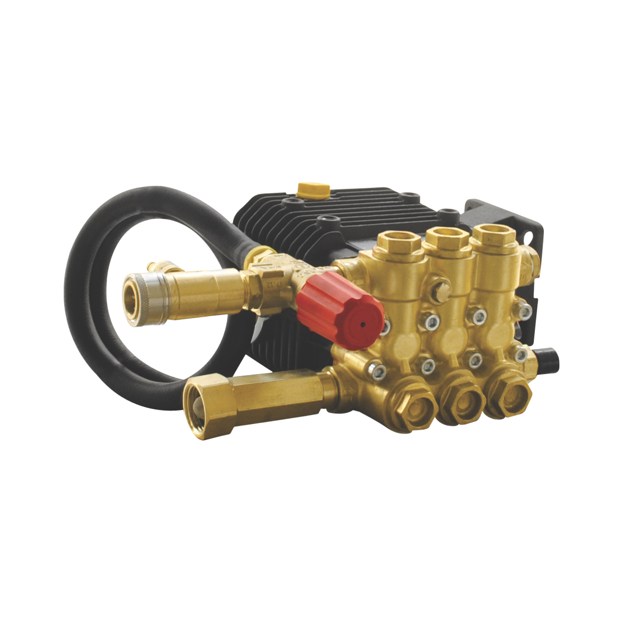 BE Power Equipment Comet 3/4in. Shaft Triplex Pump Kit w/ External Unload for Gas Pressure Washers, 3100 Max. PSI, 3.1 GPM