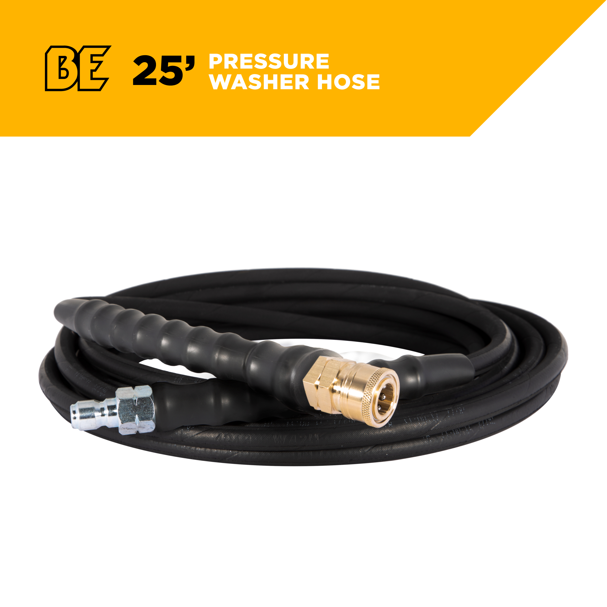 50ft 5800 PSI High Pressure Washer Hose - M22-14mm Fitting, Extension Hose
