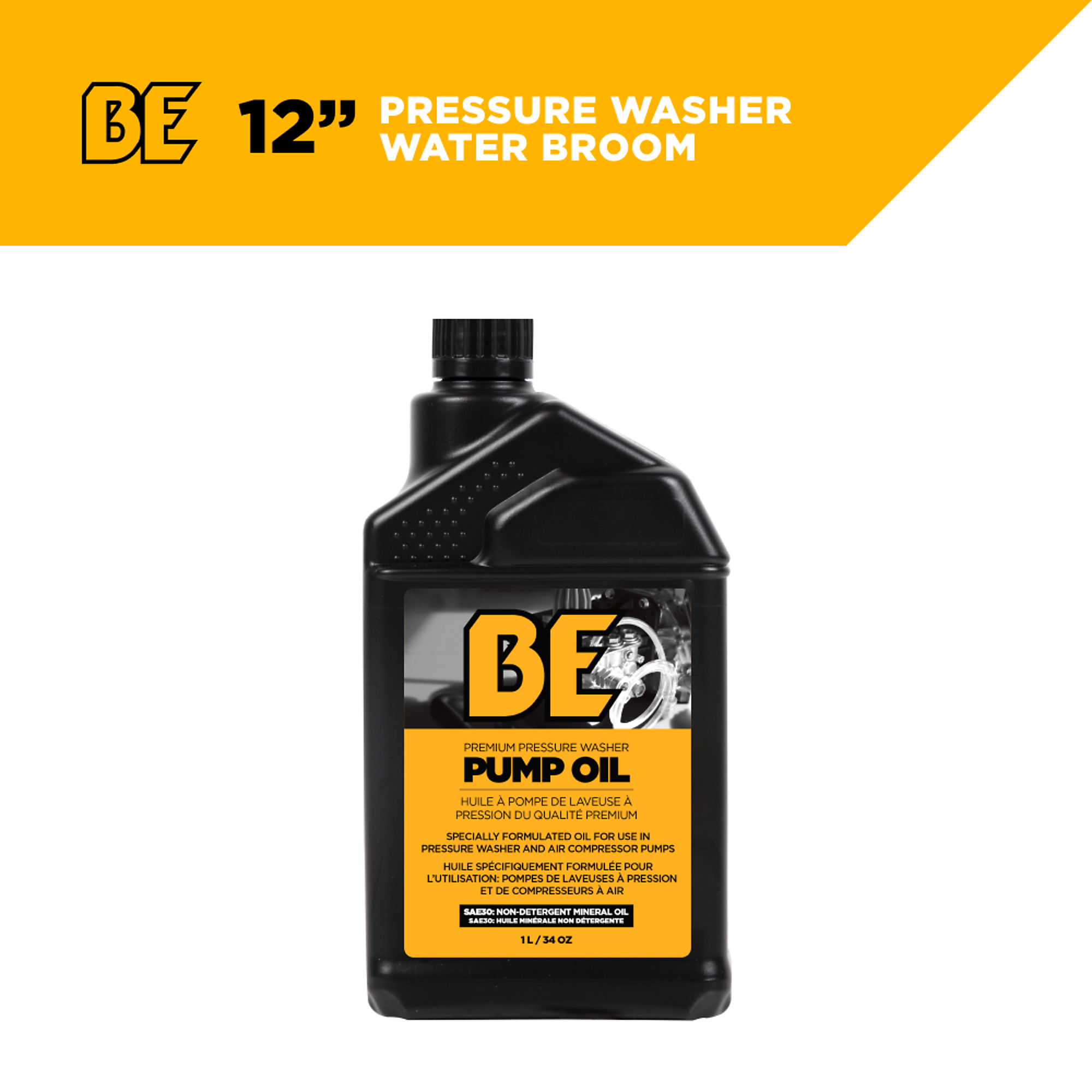BE Power Equipment Pressure Washer and Air Compressor Pump Oil, 30W, Liter | Northern Tool BE Power Equipment Pressure Washer and Air Compressor Pump Oil, 30W, Liter | Northern Tool