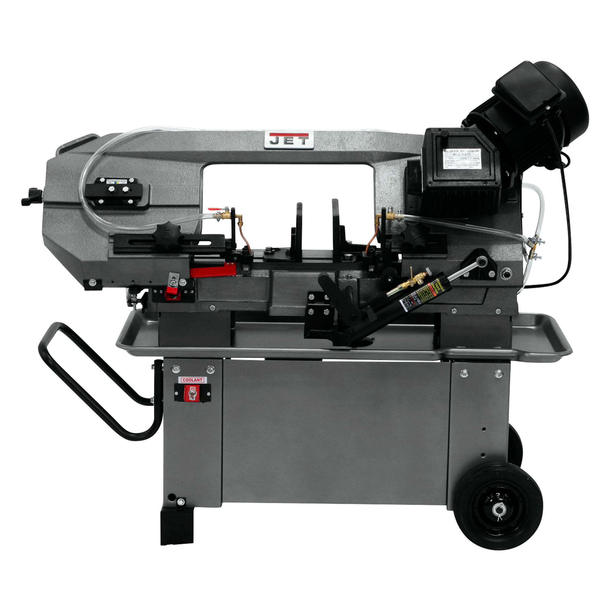 JET Horizontal/Vertical Geared Head Metal Cutting Band Saw, 8in. x 12in., 1HP, 115/230 Volt