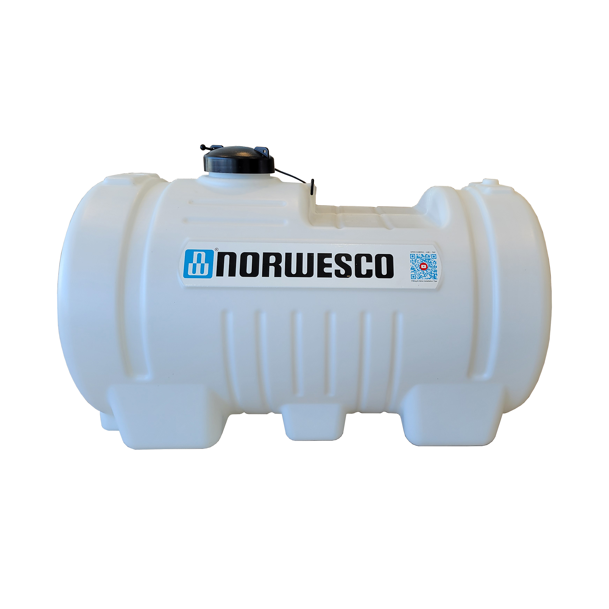 Norwesco Heavy-Duty Multi-Purpose Horizontal Leg Tank — 66 Gallons, Polyethylene, Model# 43379-DS