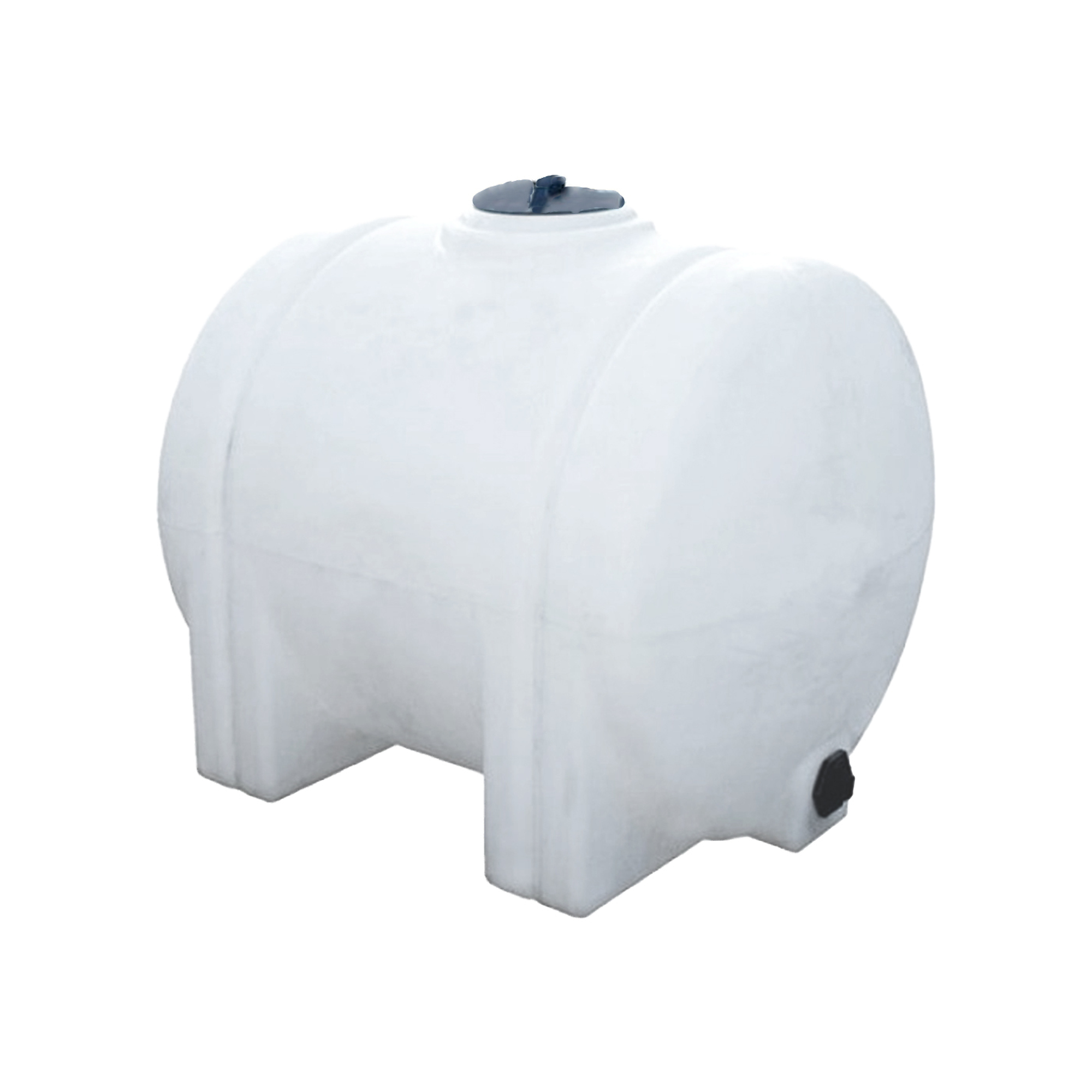 Norwesco Horizontal Leg Tank — 225 Gallons, Heavy-Duty Polyethylene, UV Resistant, Model# 40299-DS