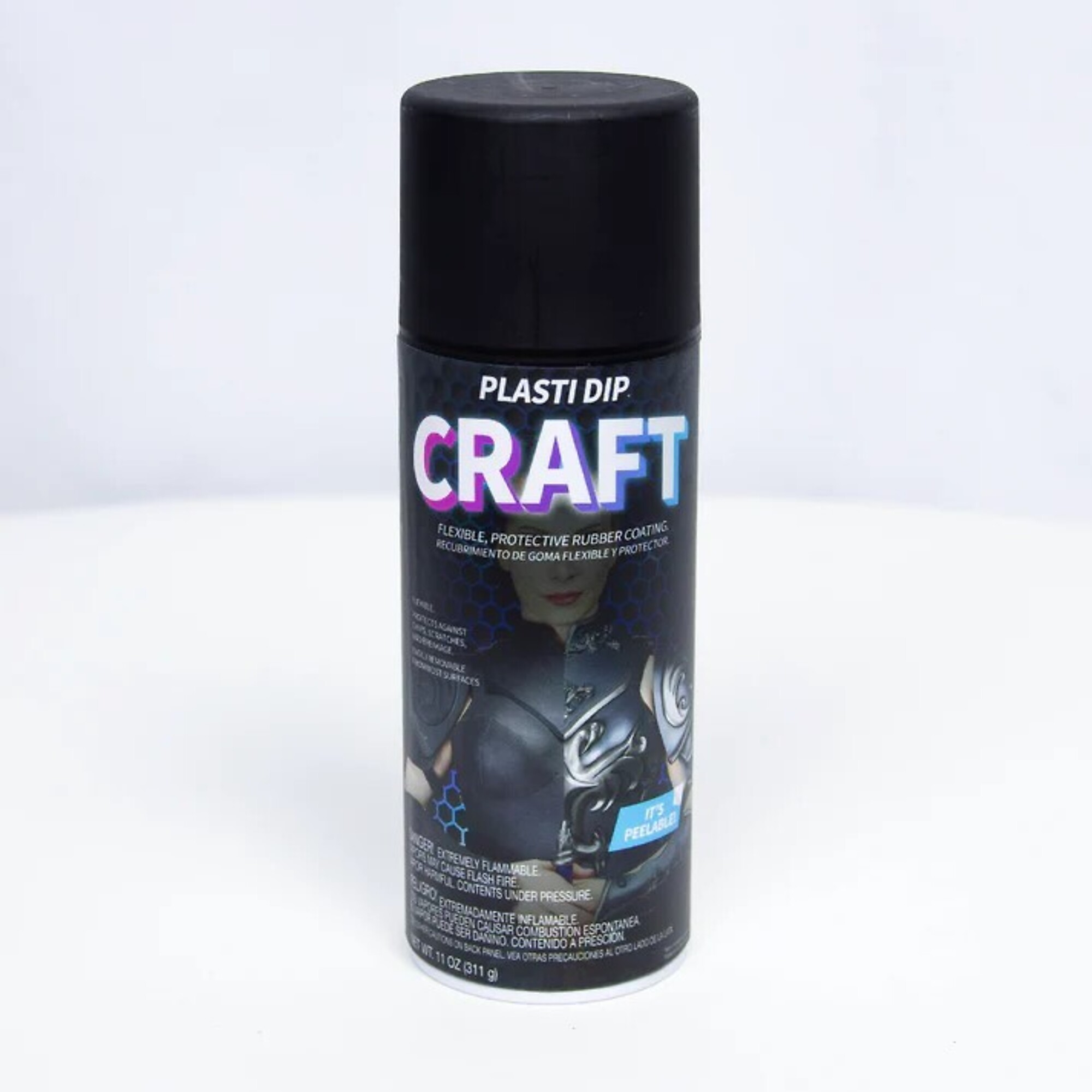 Plasti Dip Spray Craft Flexible Protective Rubber Coating — 11 Oz., Midnight Black, 6 Pk, Model# 11335-6