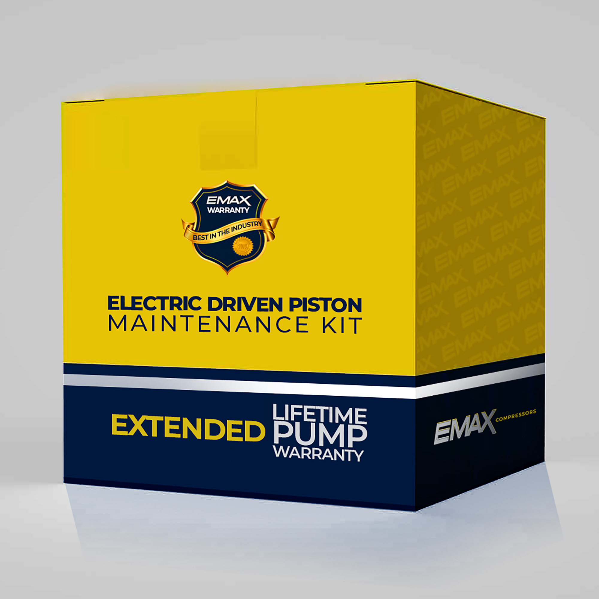 EMAX Extended Lifetime Pump Warranty Maintenance Kit w/ (4) FILTER092 (8) OILPIS102Q Smart Oil  (1) FILTER130 Oil Filter For  25HP Piston Compressor , Model # EFKIT028S