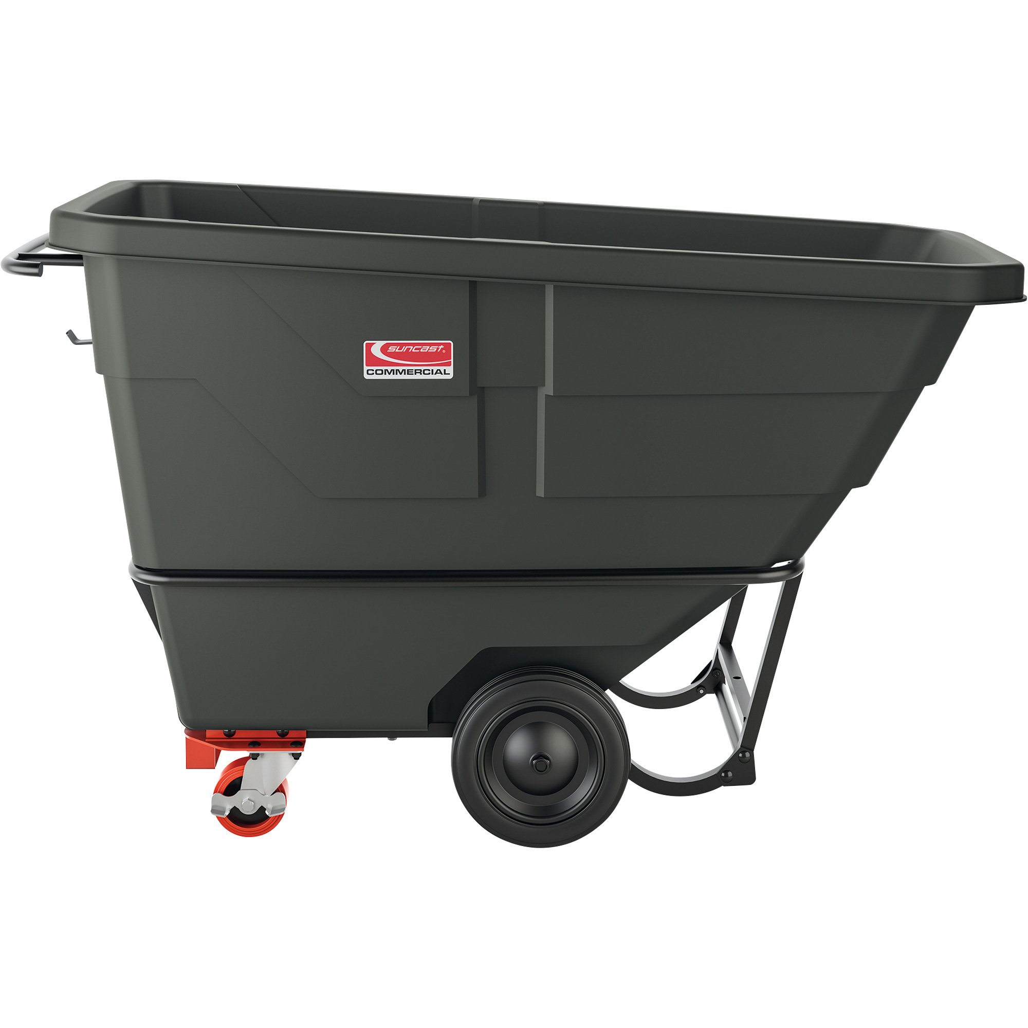 Suncast Commercial Standard-Duty Tilt Truck — Black, 3/4 Cu. Yd., Model ...