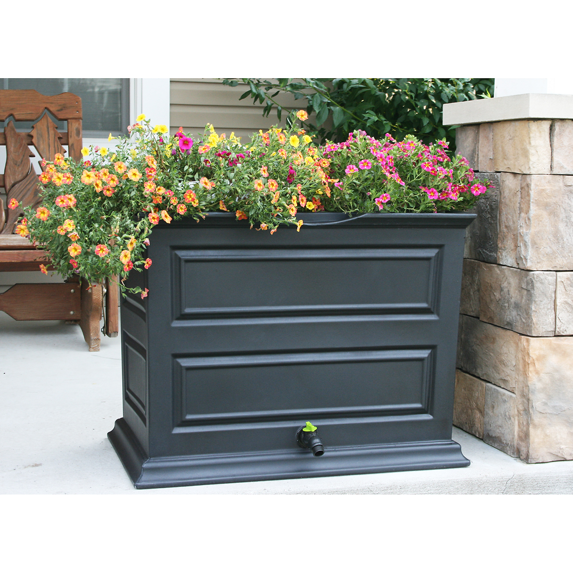 Good Ideas Savannah Eco Elevated Garden Rain Saver