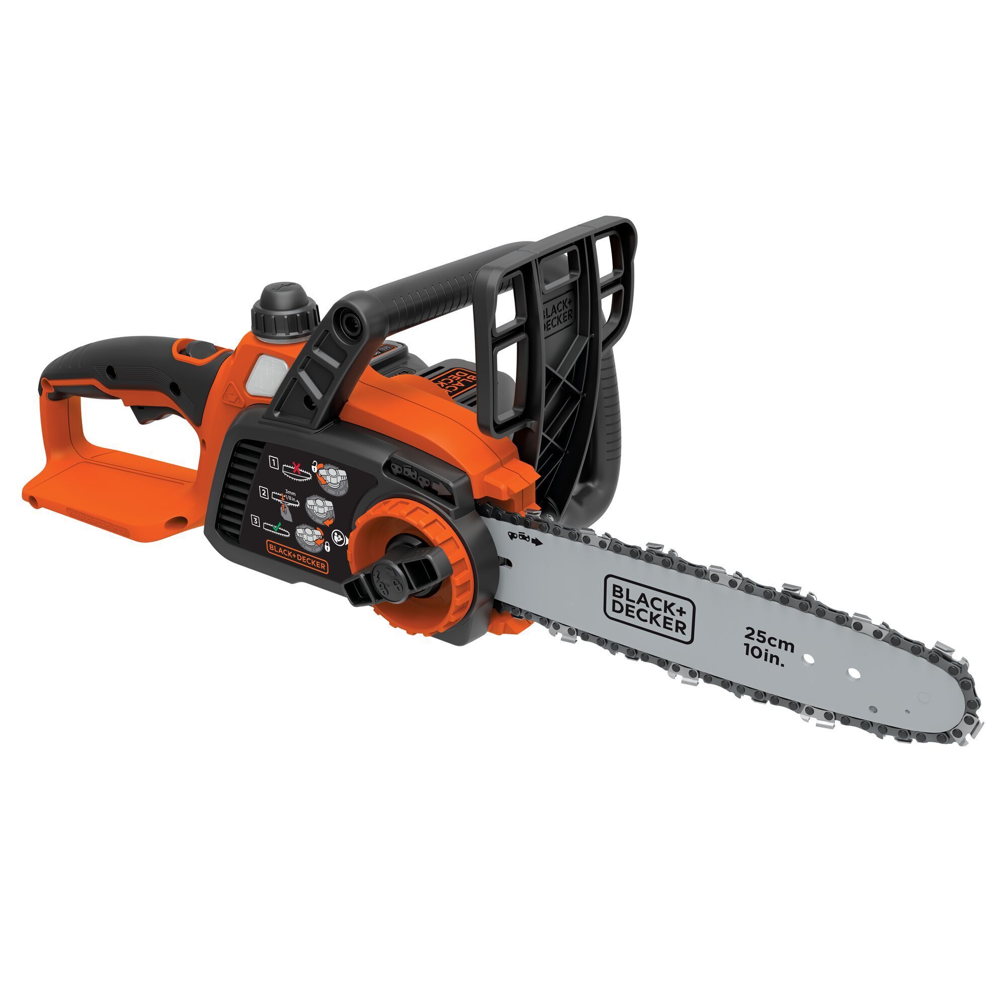Black & Decker 20V MAX Lithium Chainsaw — 10in., Tool-Free Chain Tensioning, Model# LCS1020