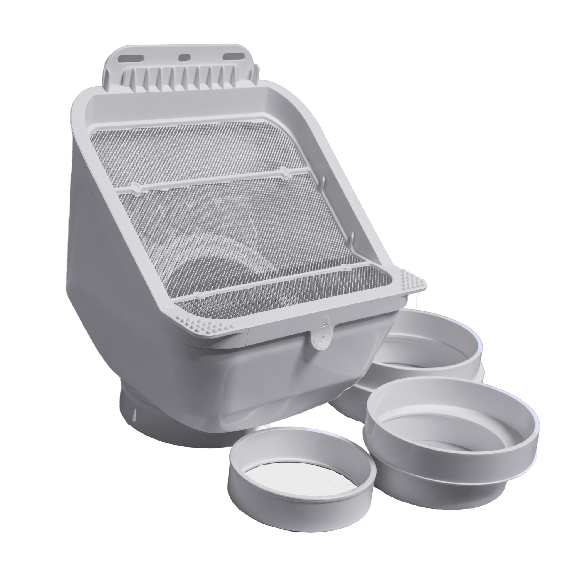 Bushman Leaf Eater Advanced Rain Head — Fits 3in. & 4in. Round PVC Pipe, Model# RHAD100
