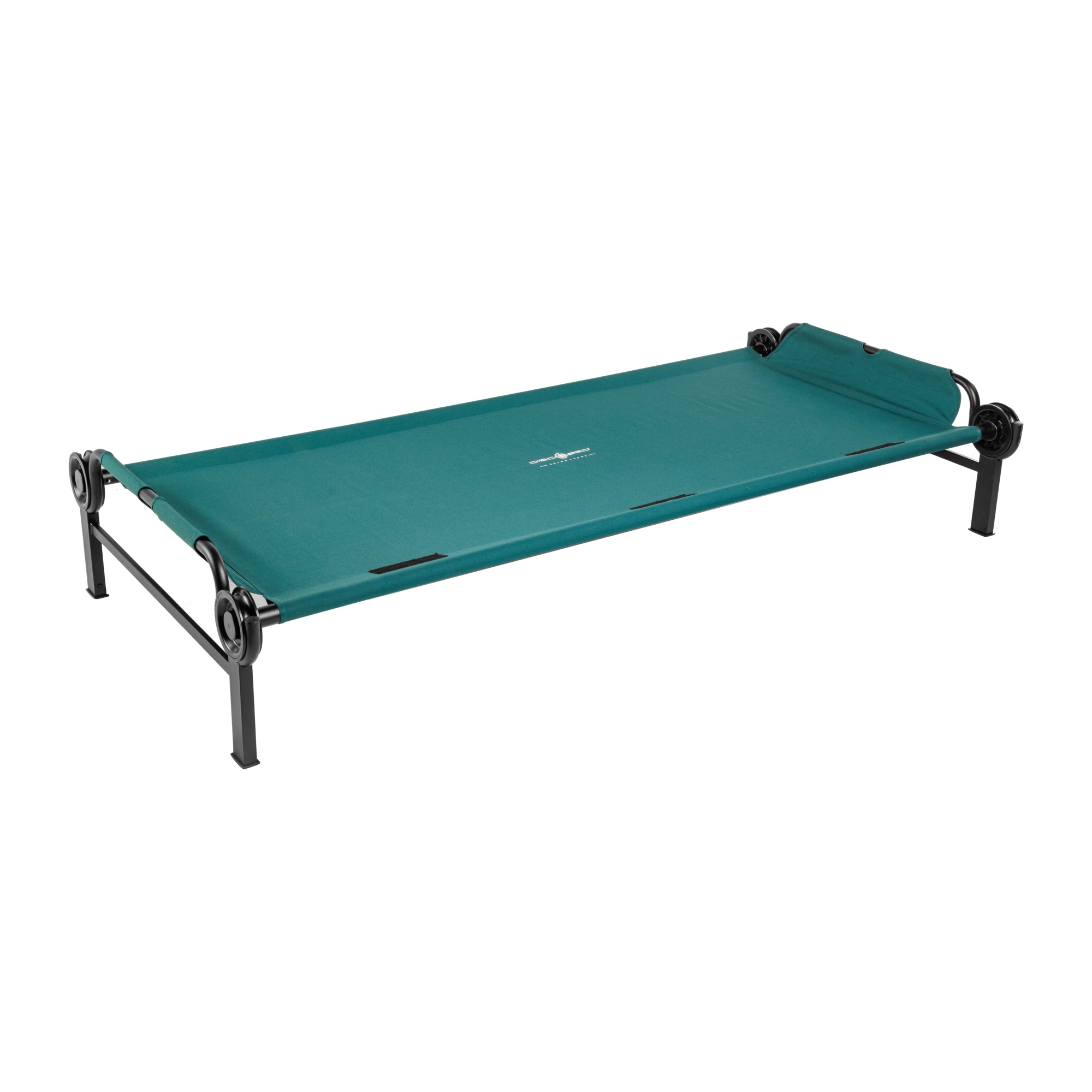 Disc-O-Bed Extra Large Single Portable Cot — Green, Model# 31002