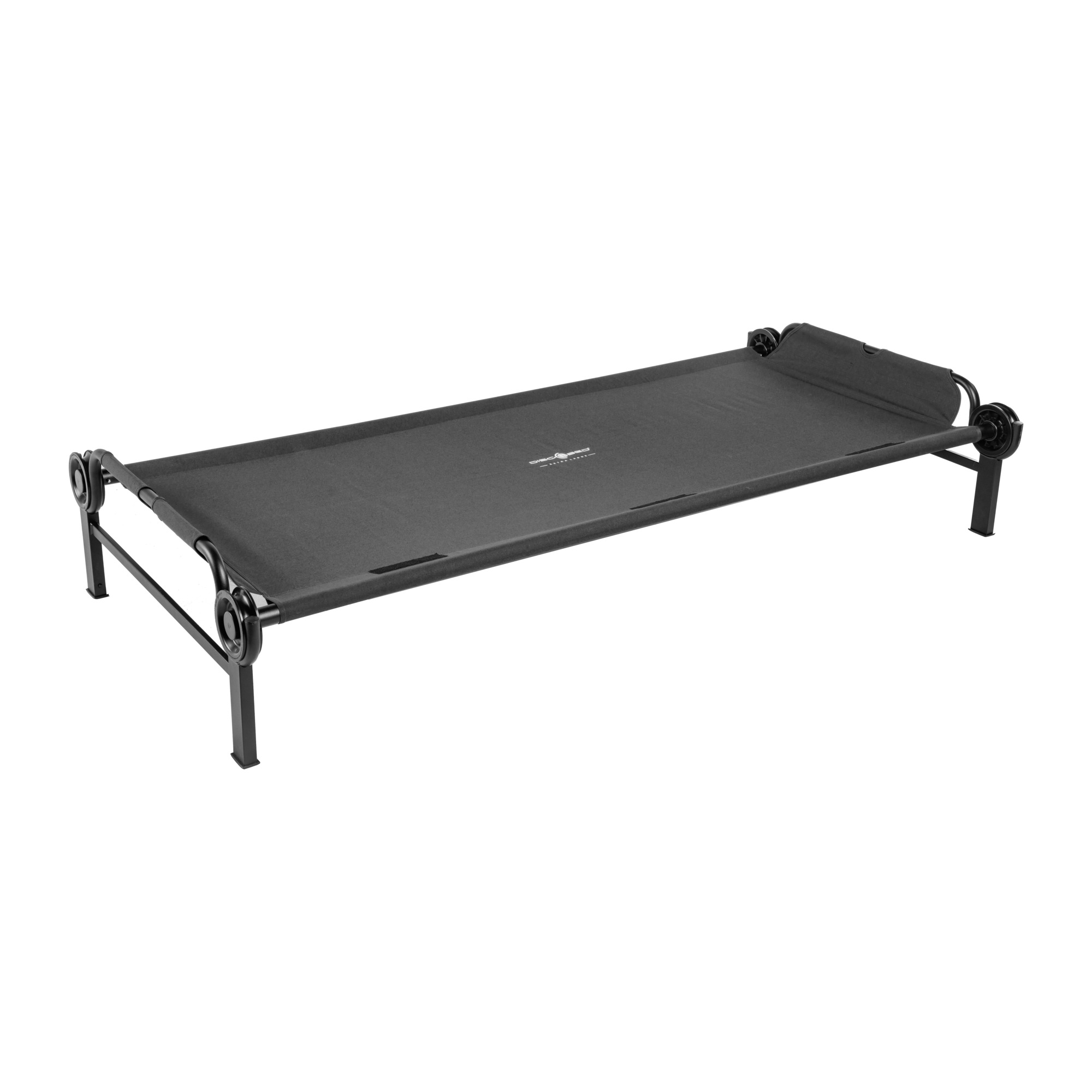 Disc-O-Bed Extra Large Single Portable Cot — Black, Model# 31502