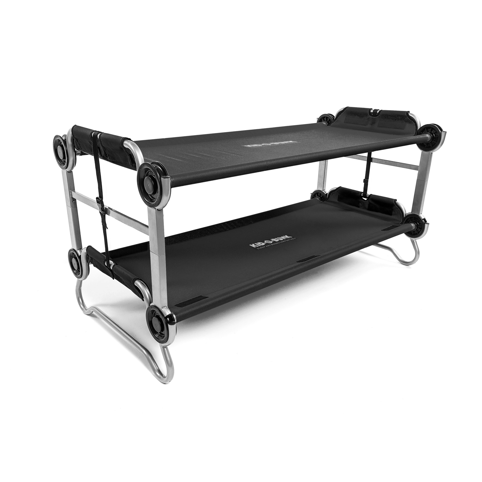 Discobed Kid-O-Bunk Portable Cot System — Black, 200-Lb. Capacity, Model# 31505B