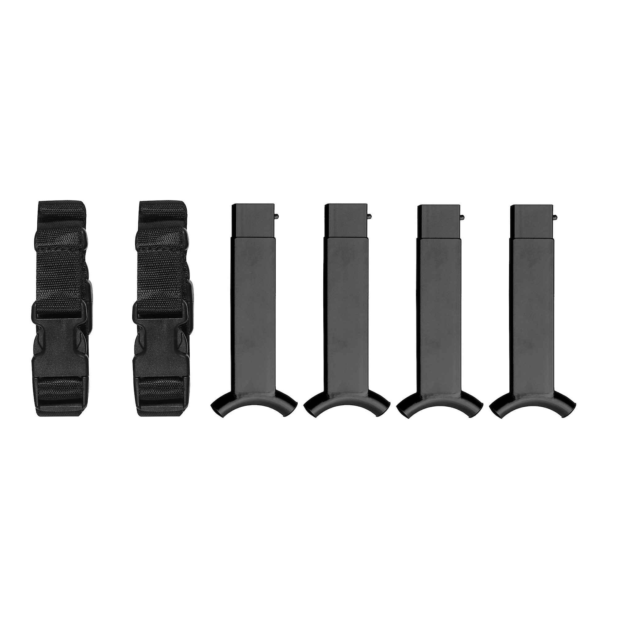 Disc-O-Bed Large & XL Stack Adaptor Kit — Black, Steel, Model# 45501KIT